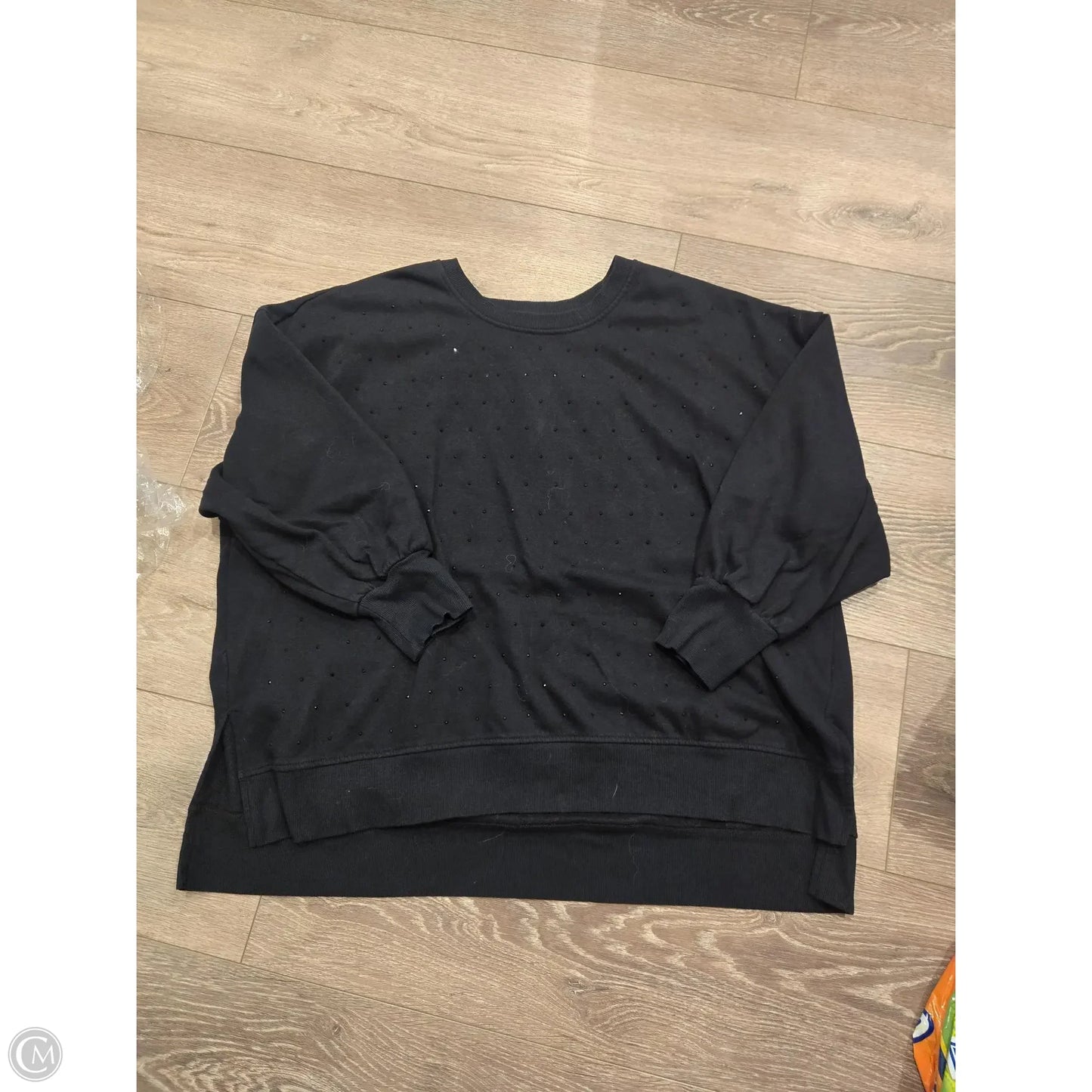 Top Long Sleeve By Maurices In Black, Size: 3x