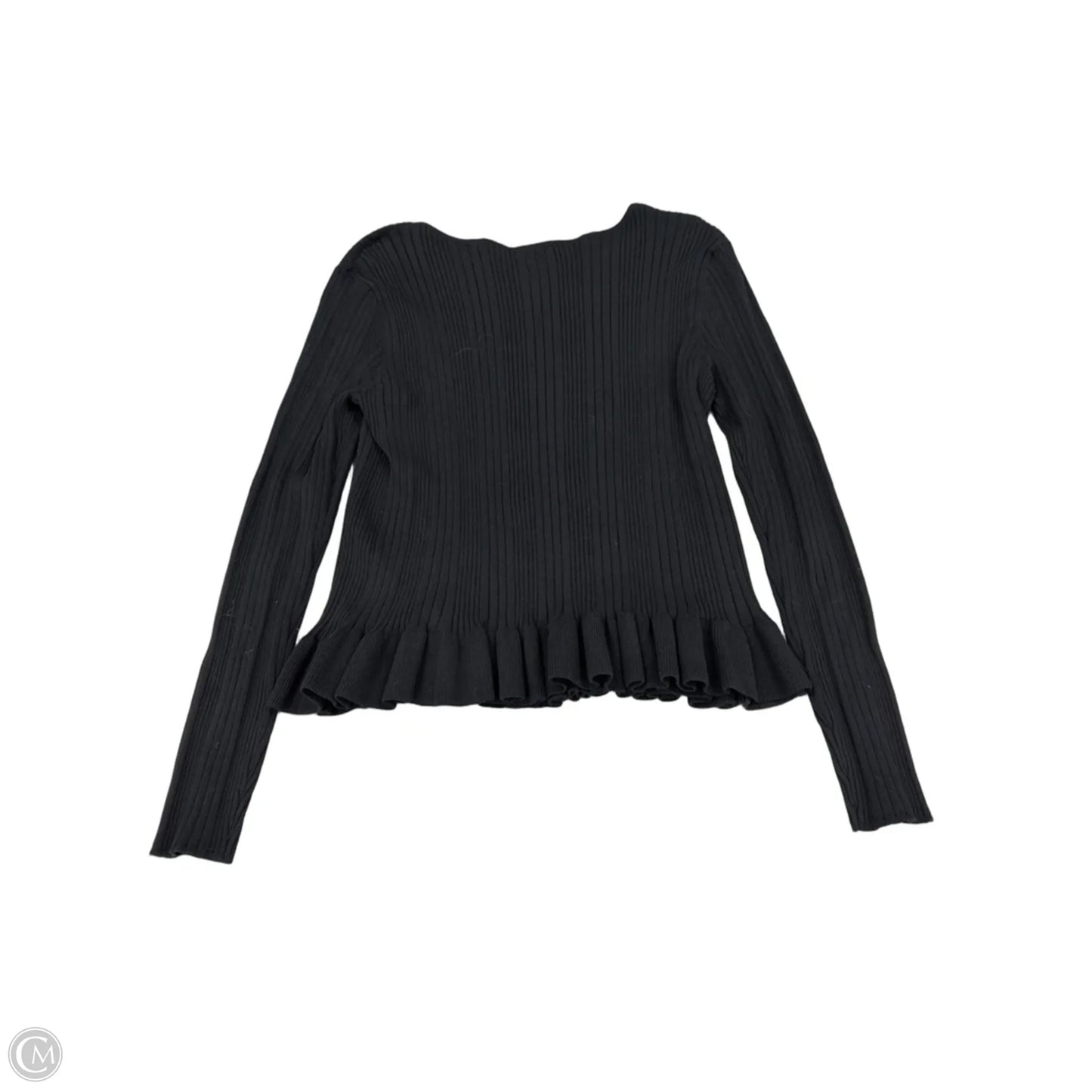 Top Long Sleeve By Cabi In Black, Size: L
