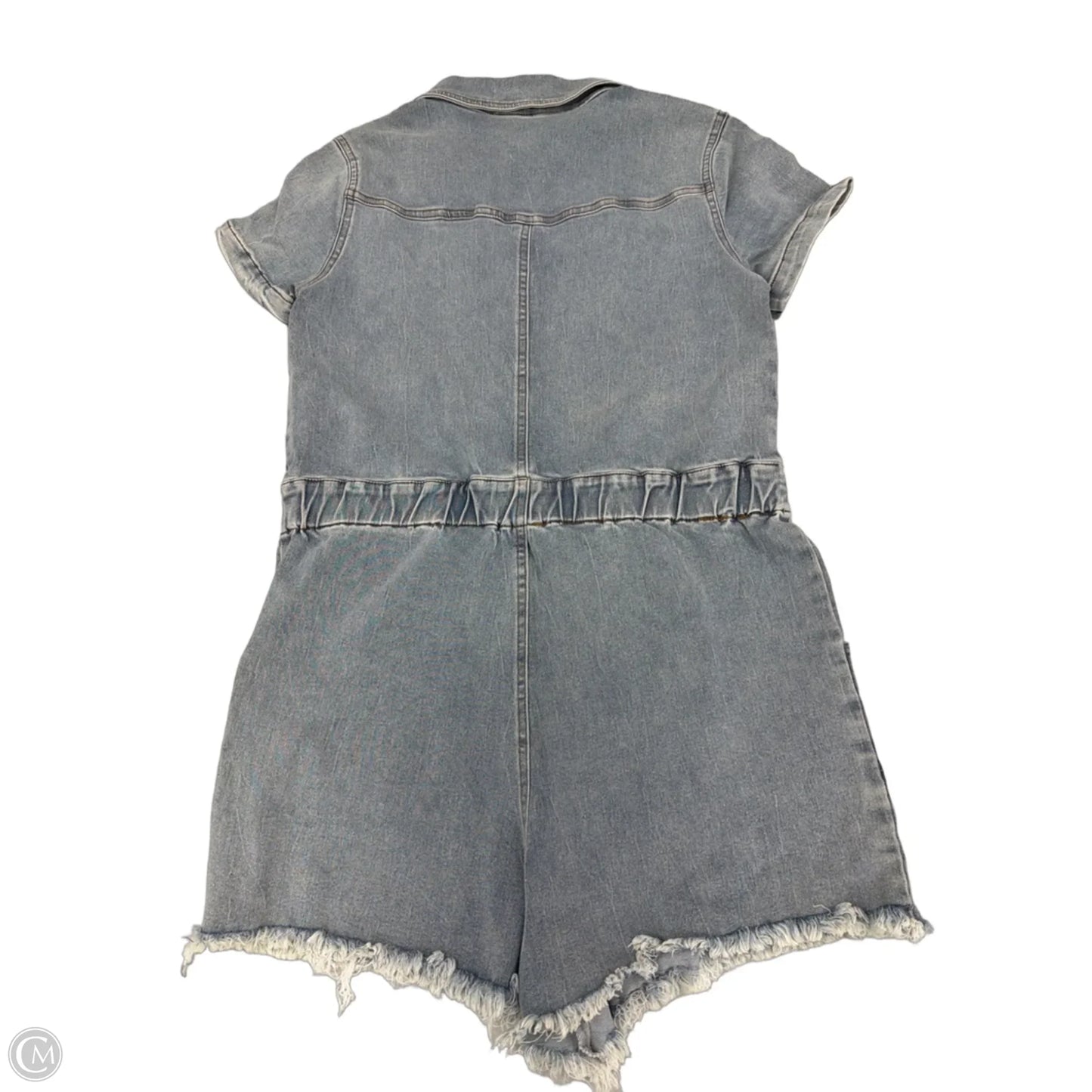 Dress Casual Short By Cme In Blue Denim, Size: M