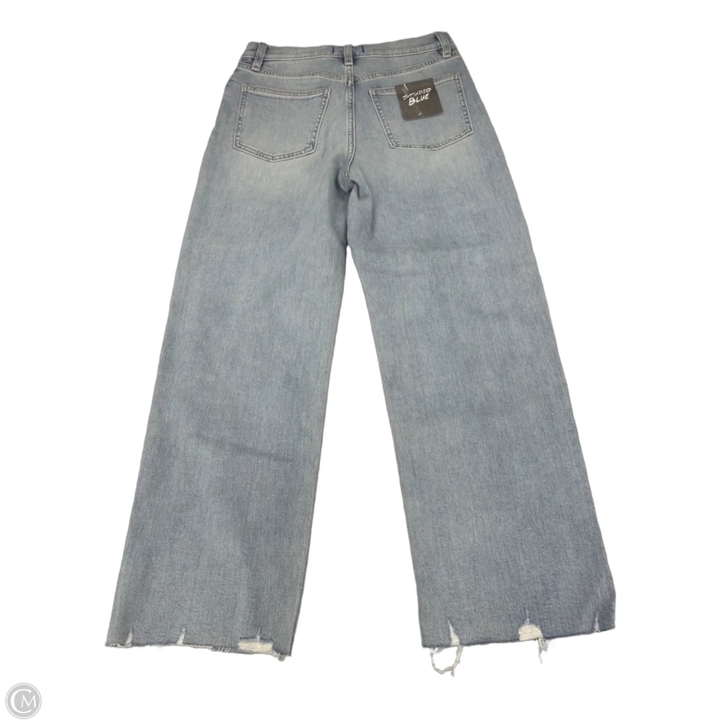 Jeans Straight By Studio Blue In Blue Denim, Size: 2