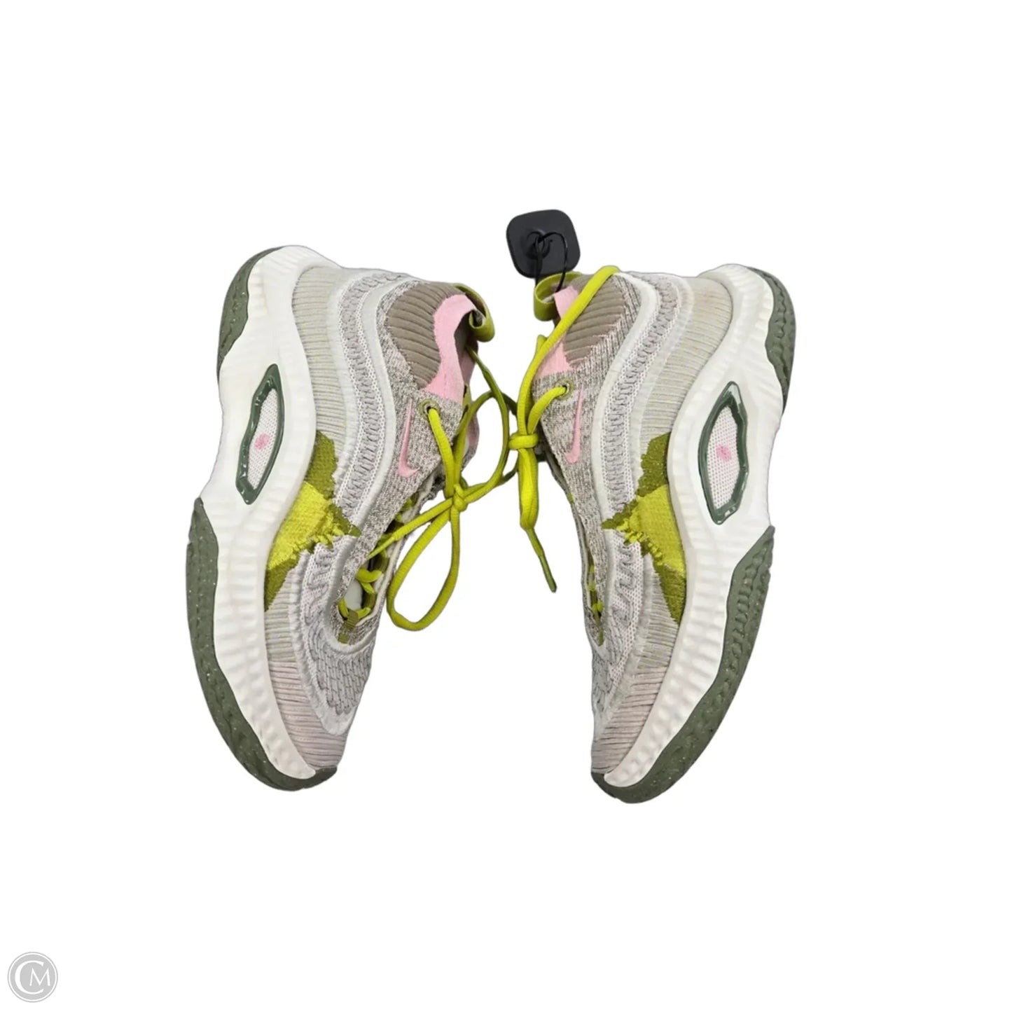 Shoes Athletic By Nike In Green & Pink, Size: 8.5