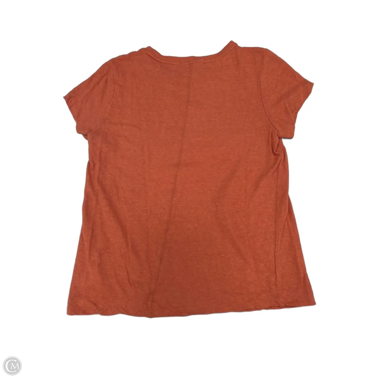 Top Short Sleeve By Be Cool In Orange, Size: S