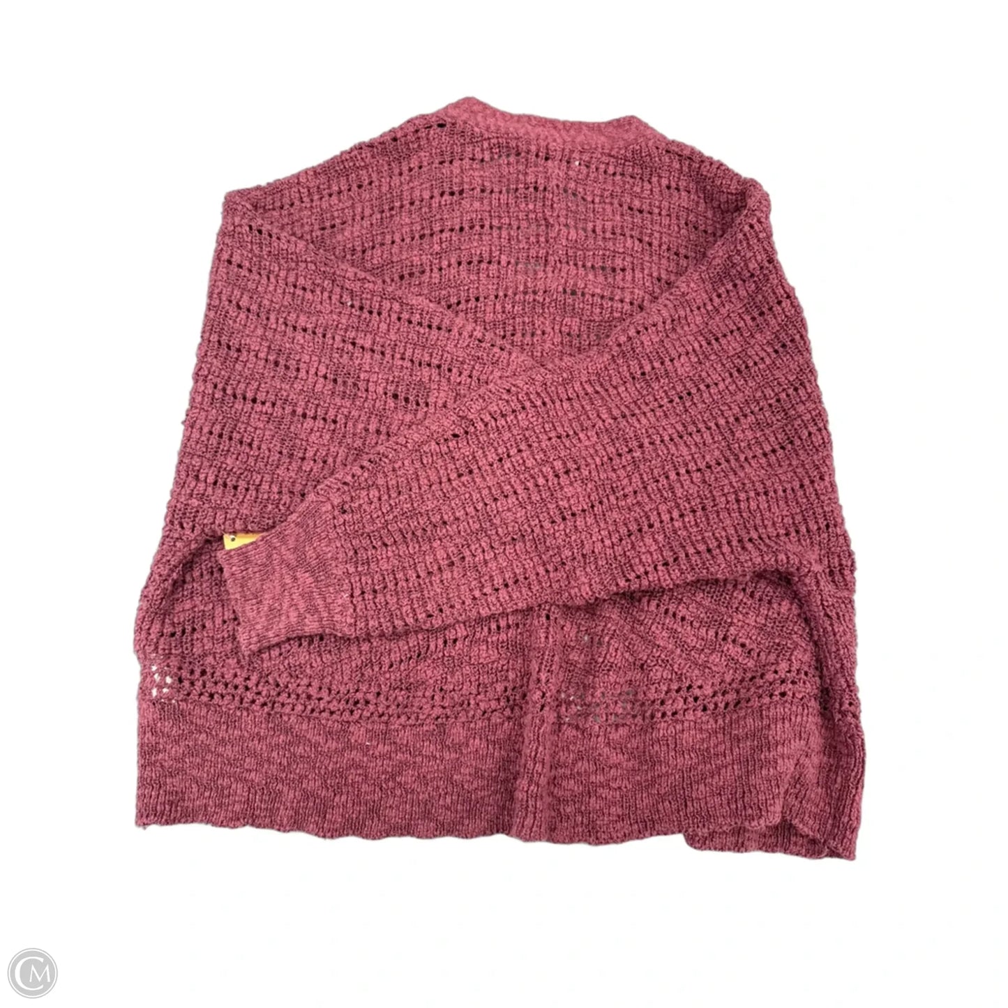 Sweater Cardigan By American Eagle In Mauve, Size: Xs
