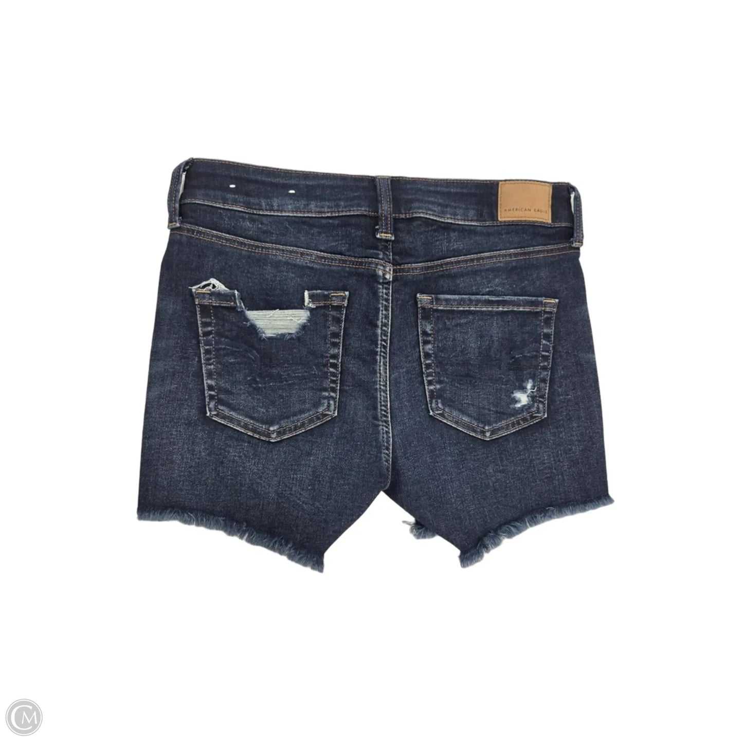 Shorts By American Eagle In Blue Denim, Size: 4