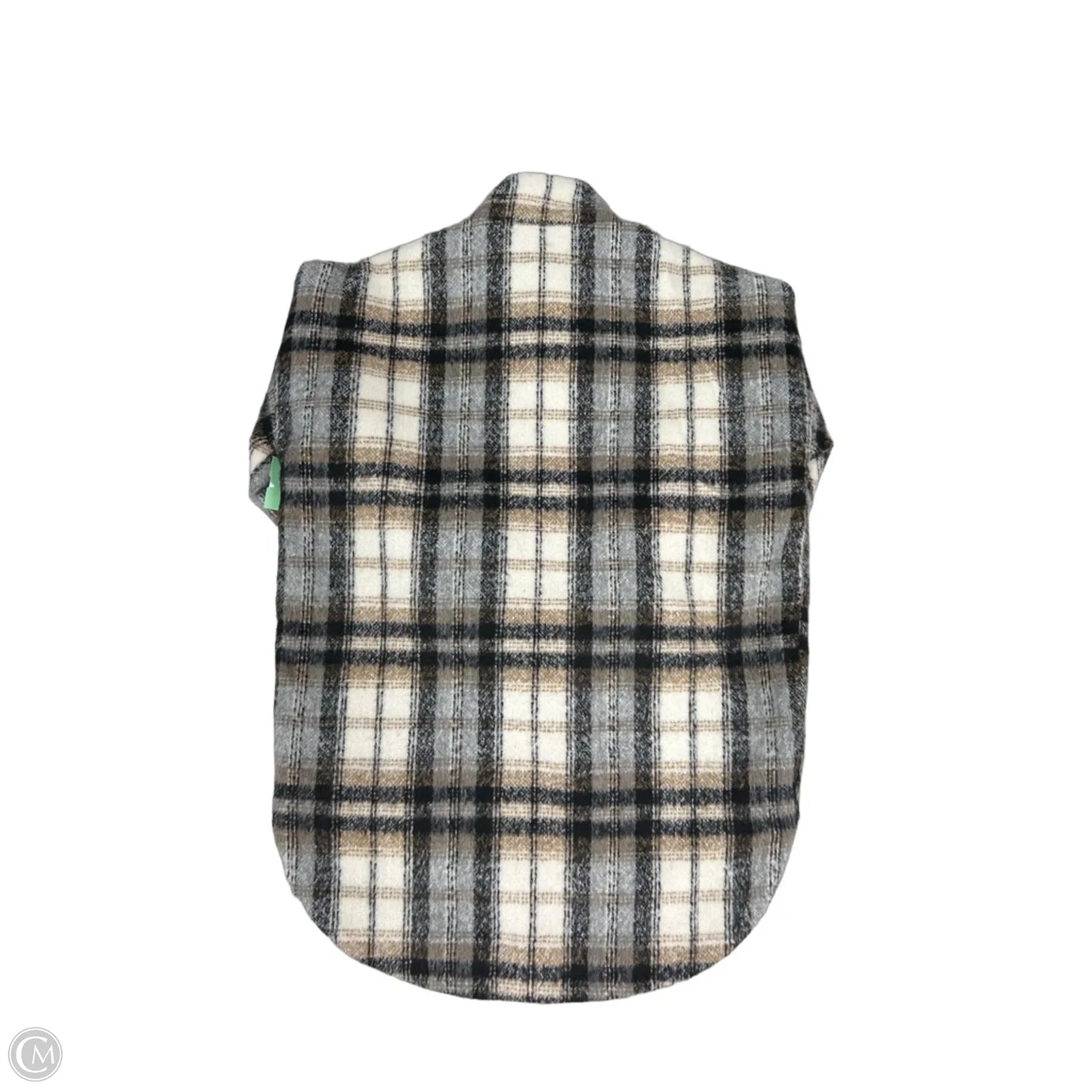 Coat Faux Fur & Sherpa By Bb Dakota In Plaid Pattern, Size: Xs