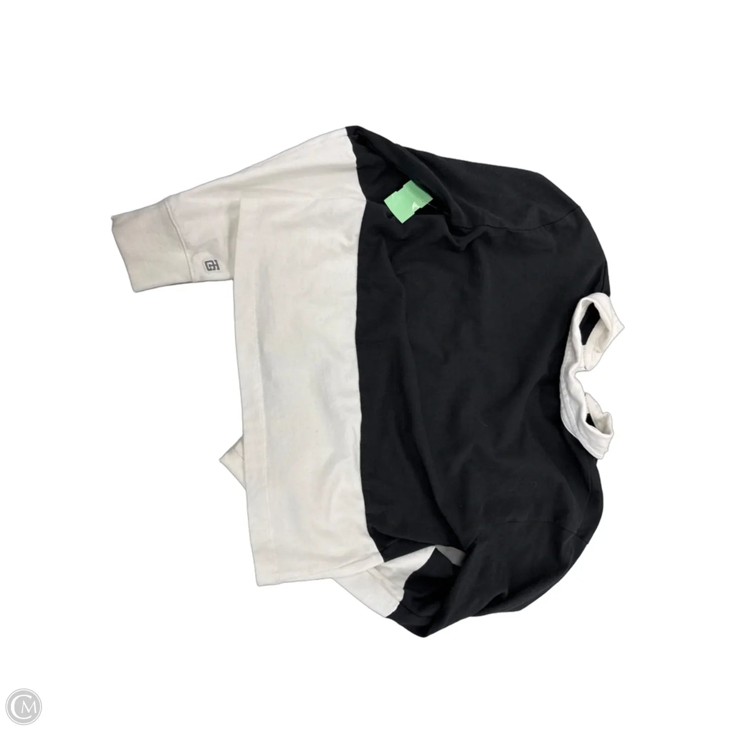 Top Long Sleeve By Cmc In Black & White, Size: Xs