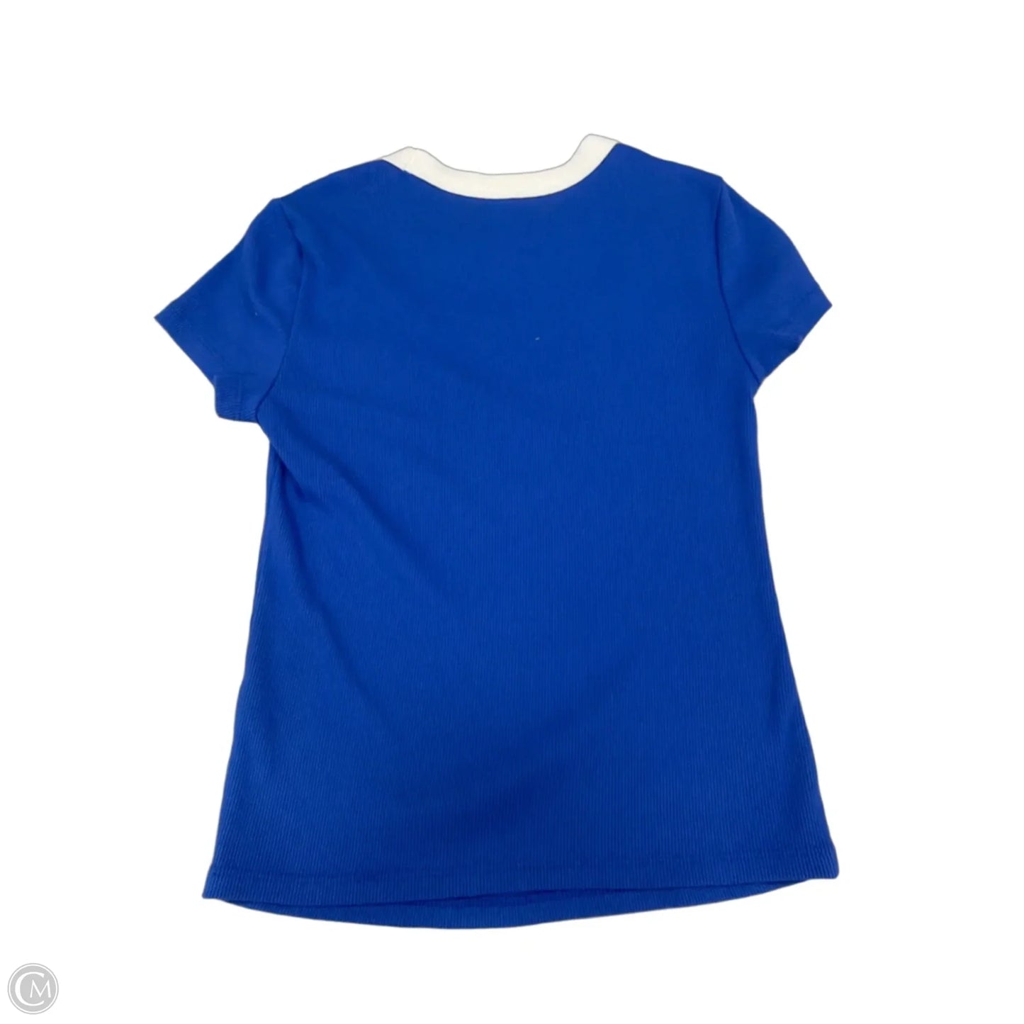 Top Short Sleeve Basic By Old Navy In Blue, Size: Xs