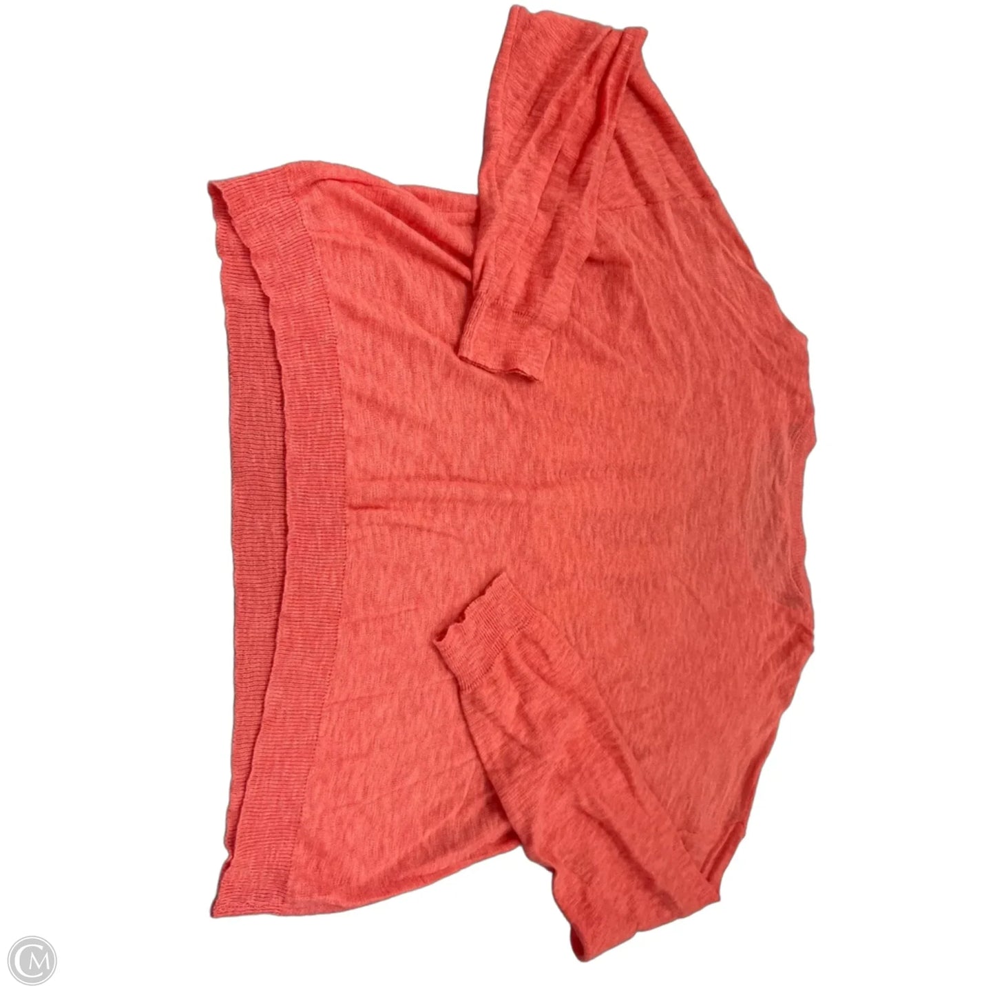 Top Long Sleeve By Cme In Coral, Size: L