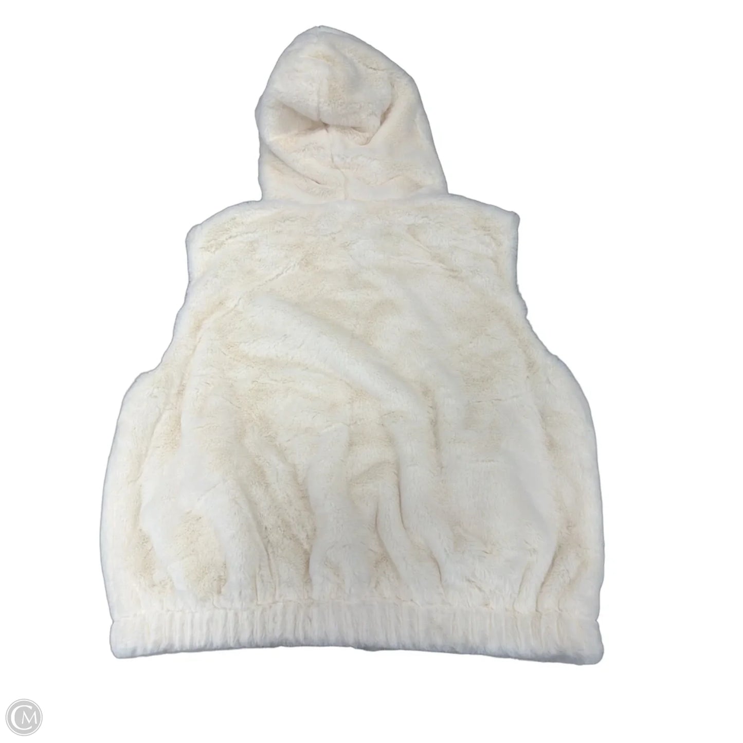 Vest Faux Fur & Sherpa By Thread And Supply In Cream, Size: L
