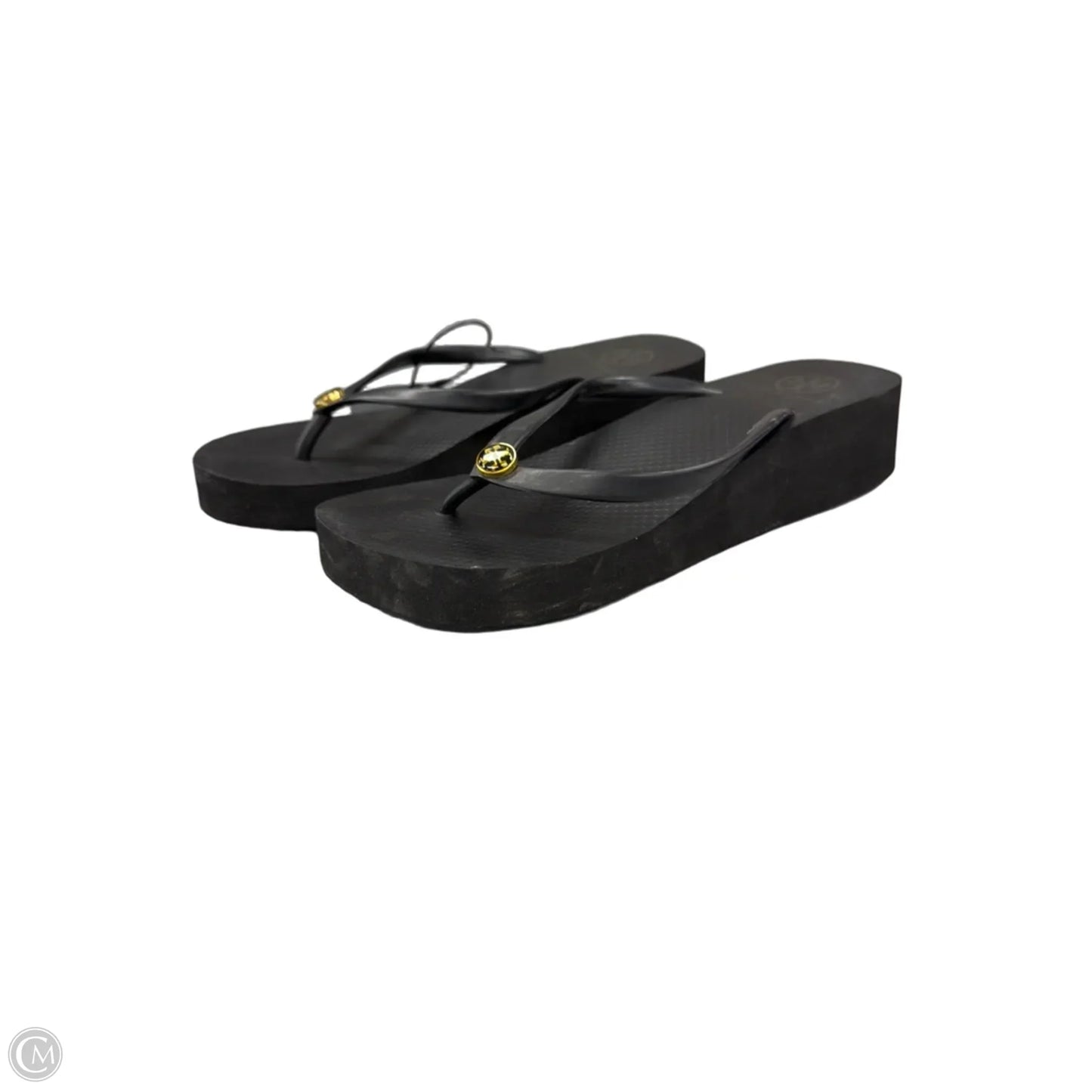 Sandals Designer By Tory Burch In Black, Size: 7