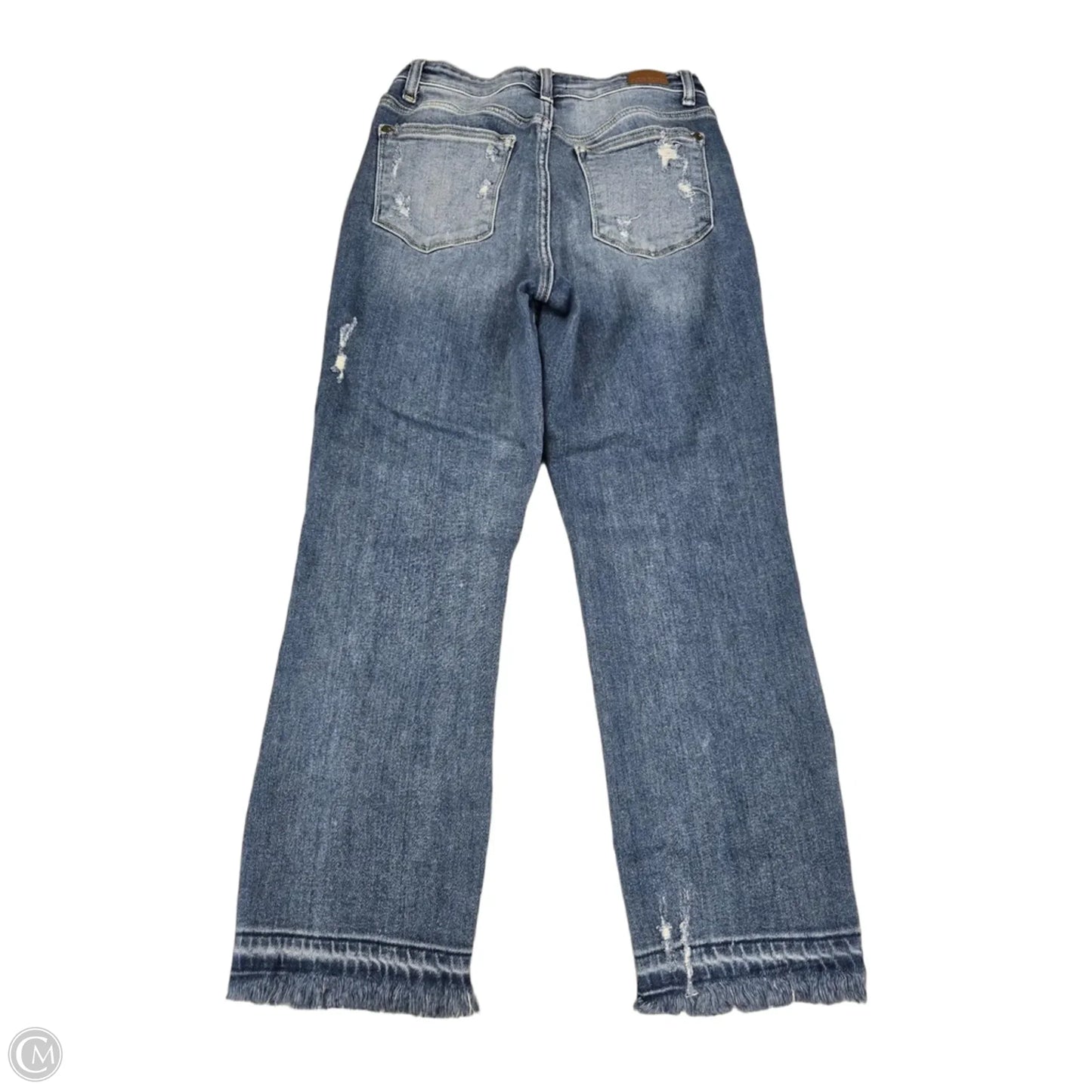 Jeans Straight By Judy Blue In Blue, Size: 4
