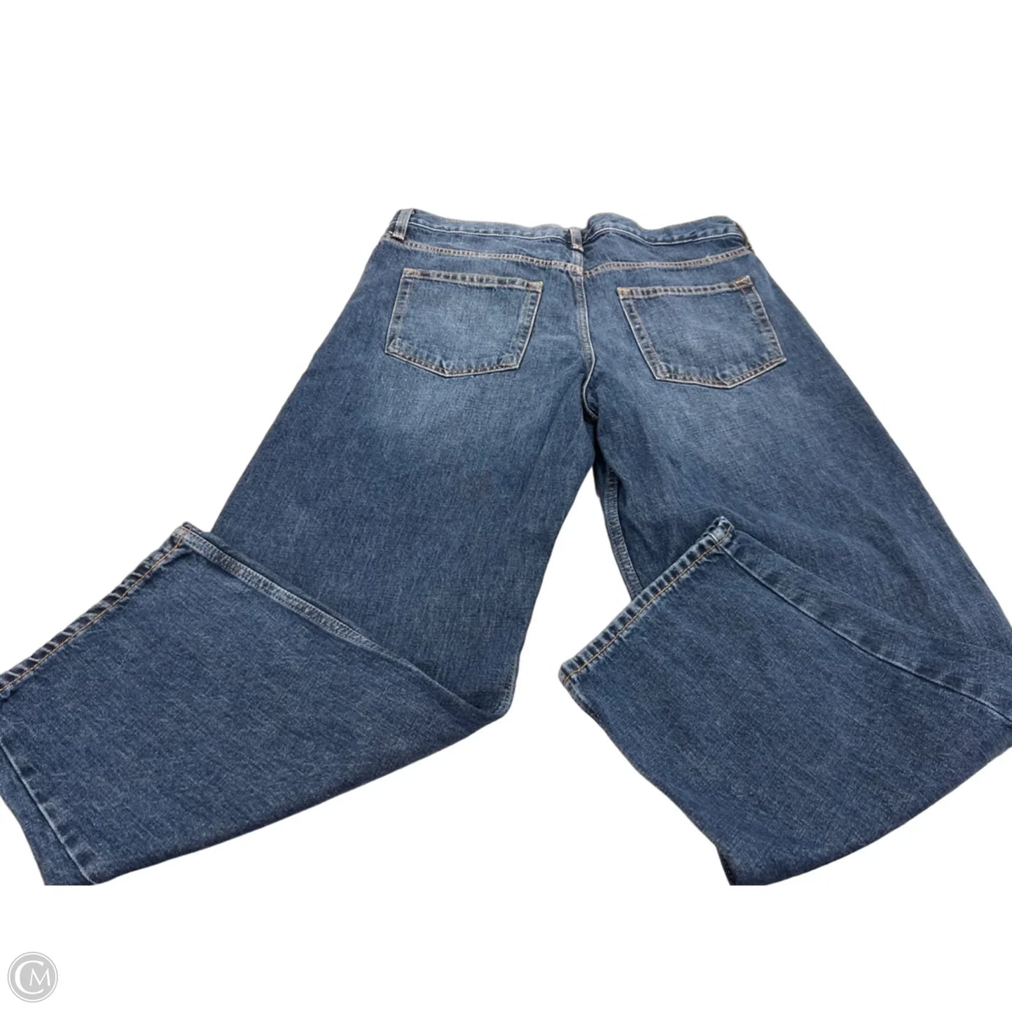 Jeans Wide Leg By Gap In Blue Denim, Size: 12
