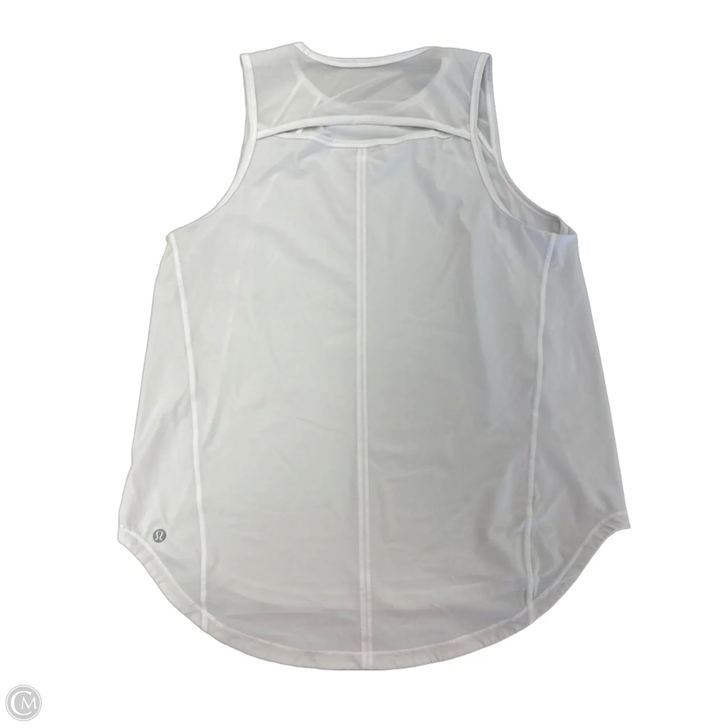 Athletic Tank Top By Lululemon In White, Size: Xl