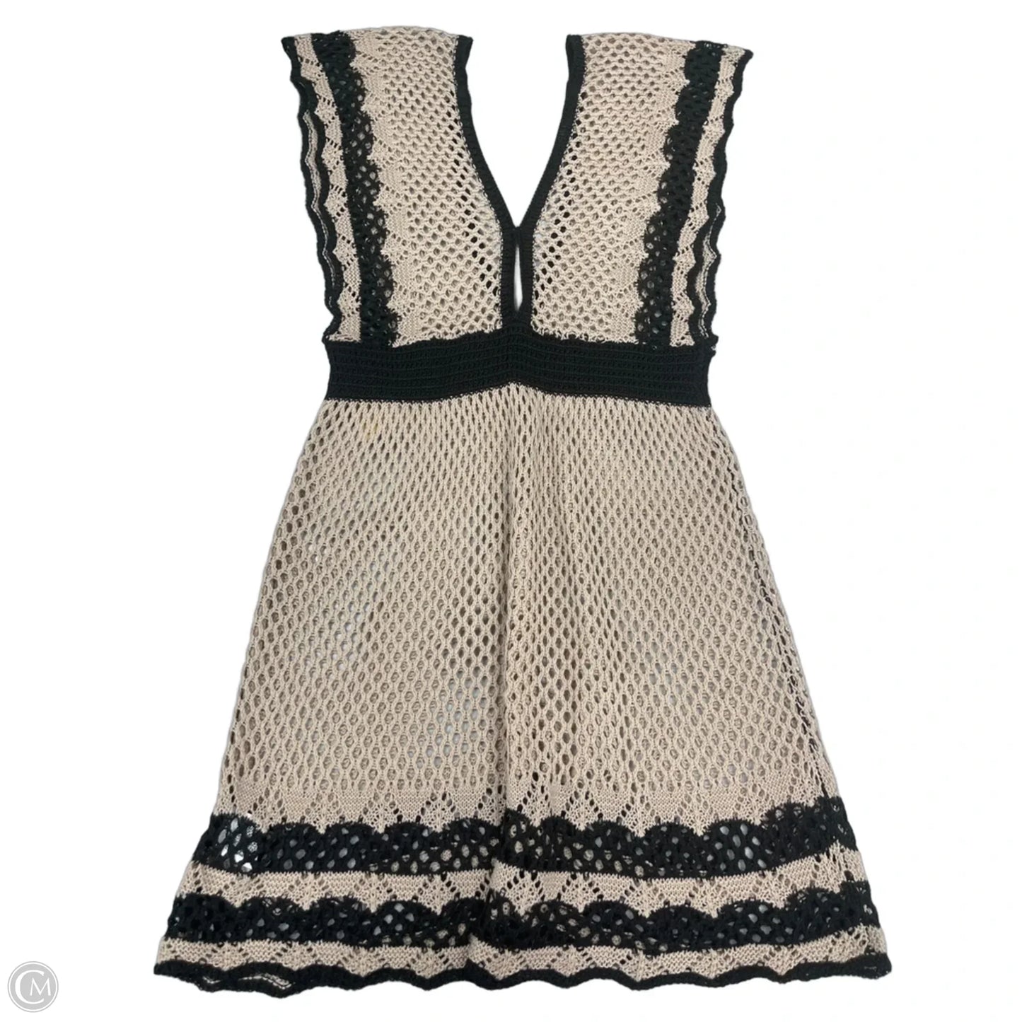Dress Casual Short By Cme In Black & Tan, Size: L