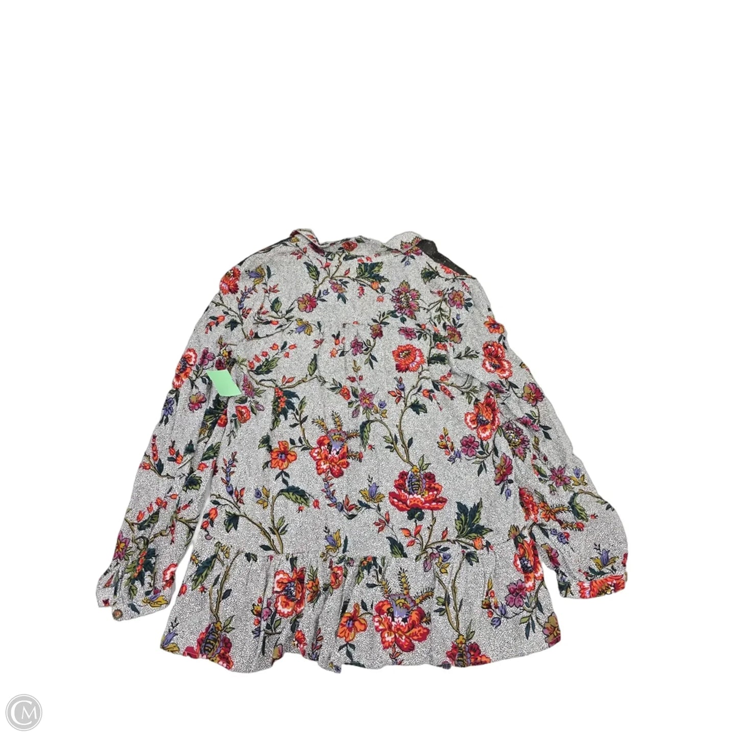 Blouse Long Sleeve By Maeve In Floral Print, Size: Xl