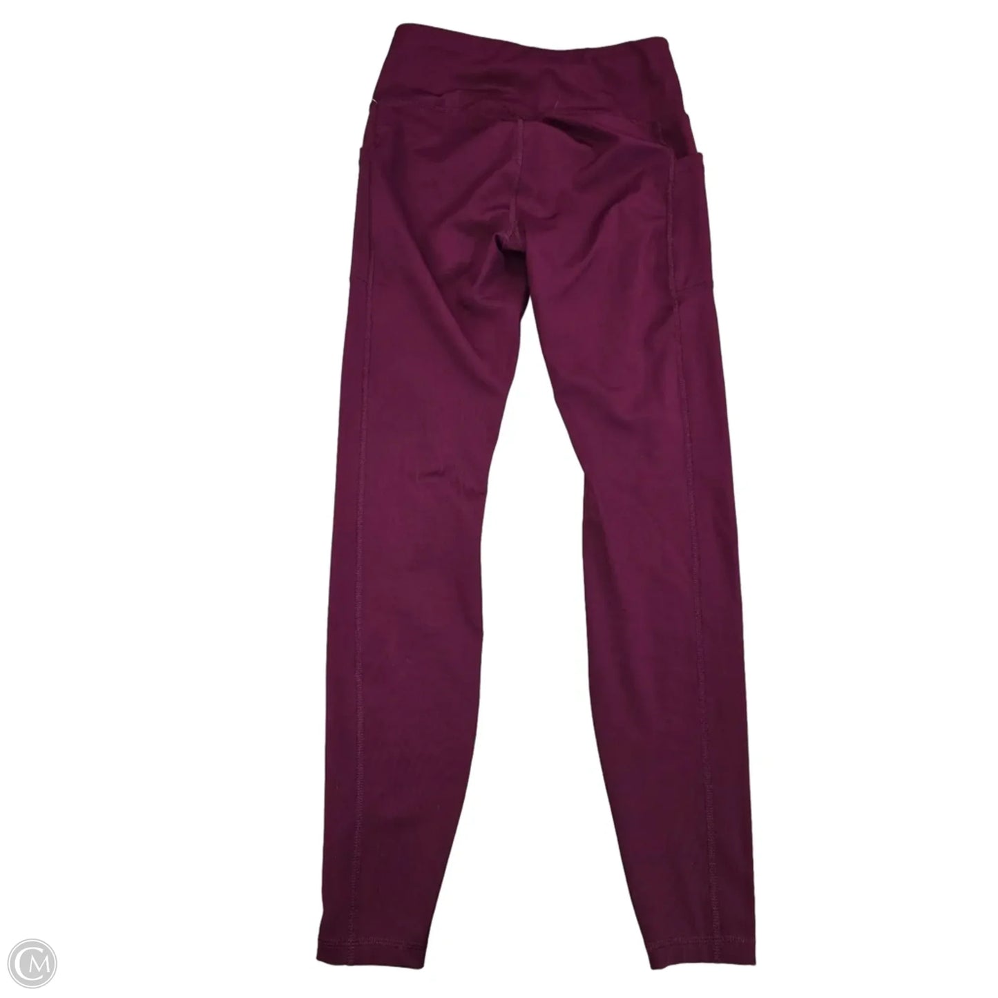 Athletic Leggings By Avia In Red, Size: S