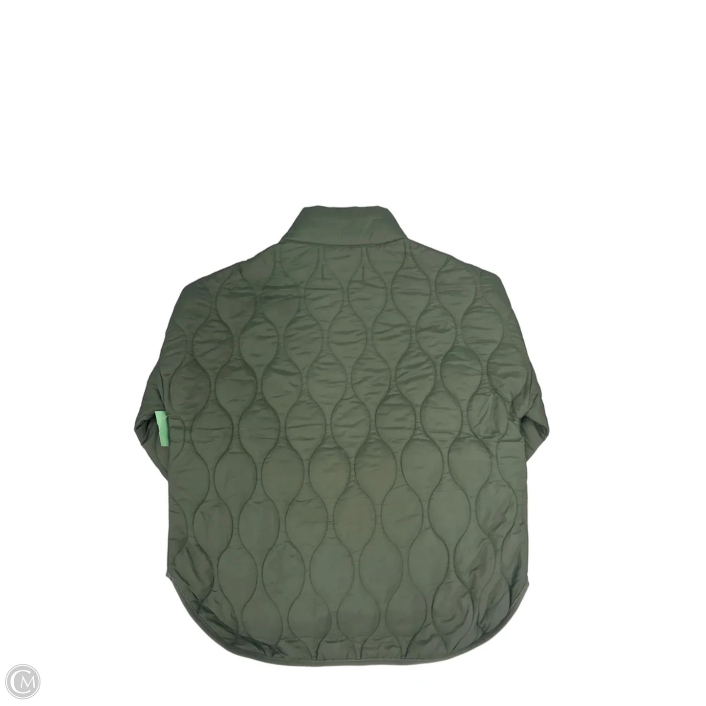Jacket Puffer & Quilted By Cme In Green, Size: M