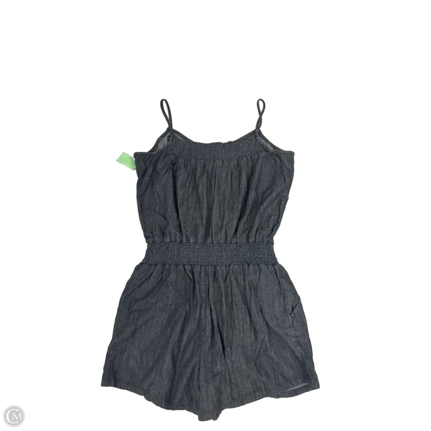 Romper By Cme In Blue Denim, Size: Xl