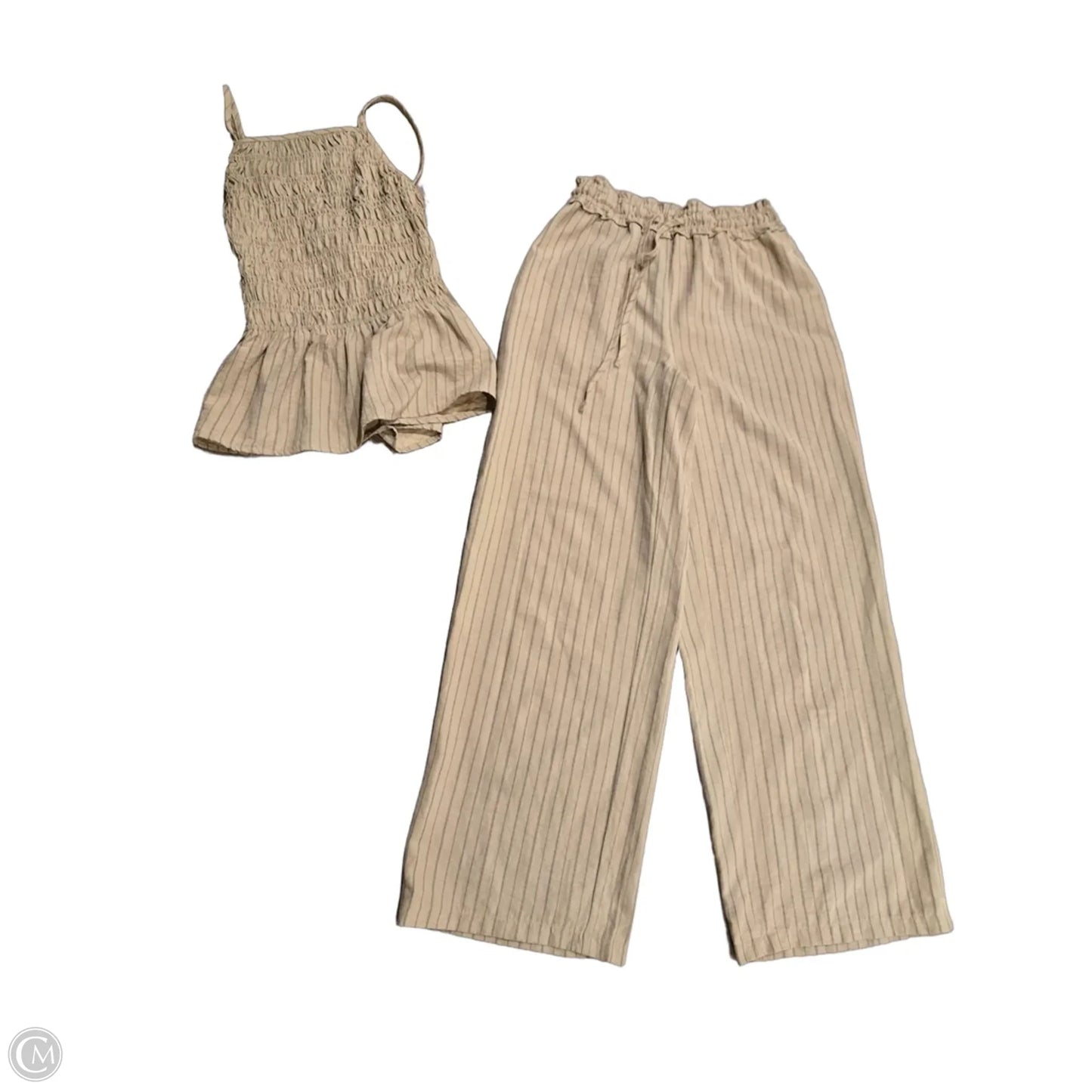 Pants Set 2pc By Le Lis In Tan, Size: Xs