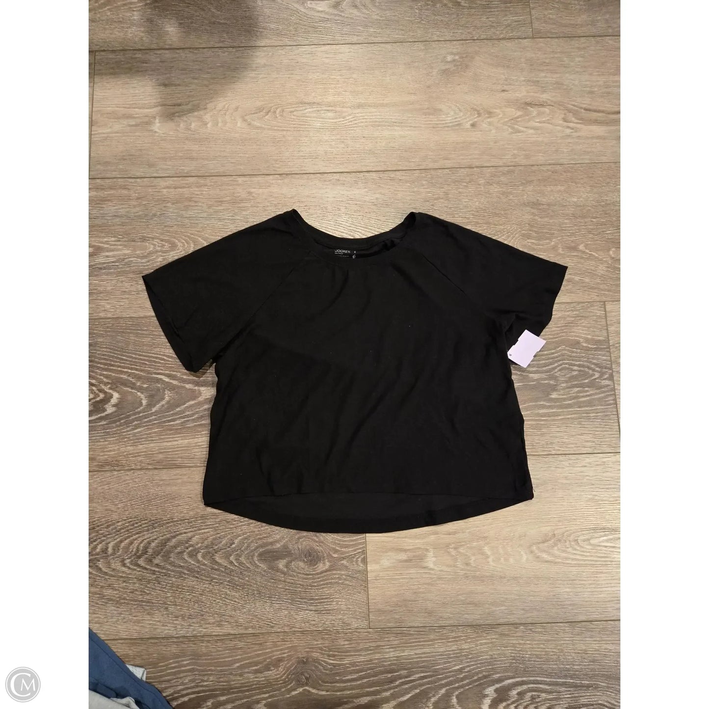 Top Short Sleeve Basic By Jockey In Black, Size: S