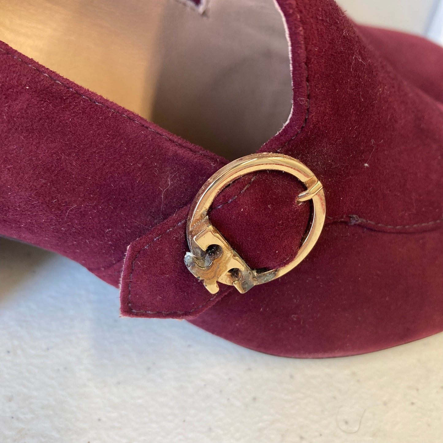 Shoes Designer By Tory Burch In Red, Size:9.5