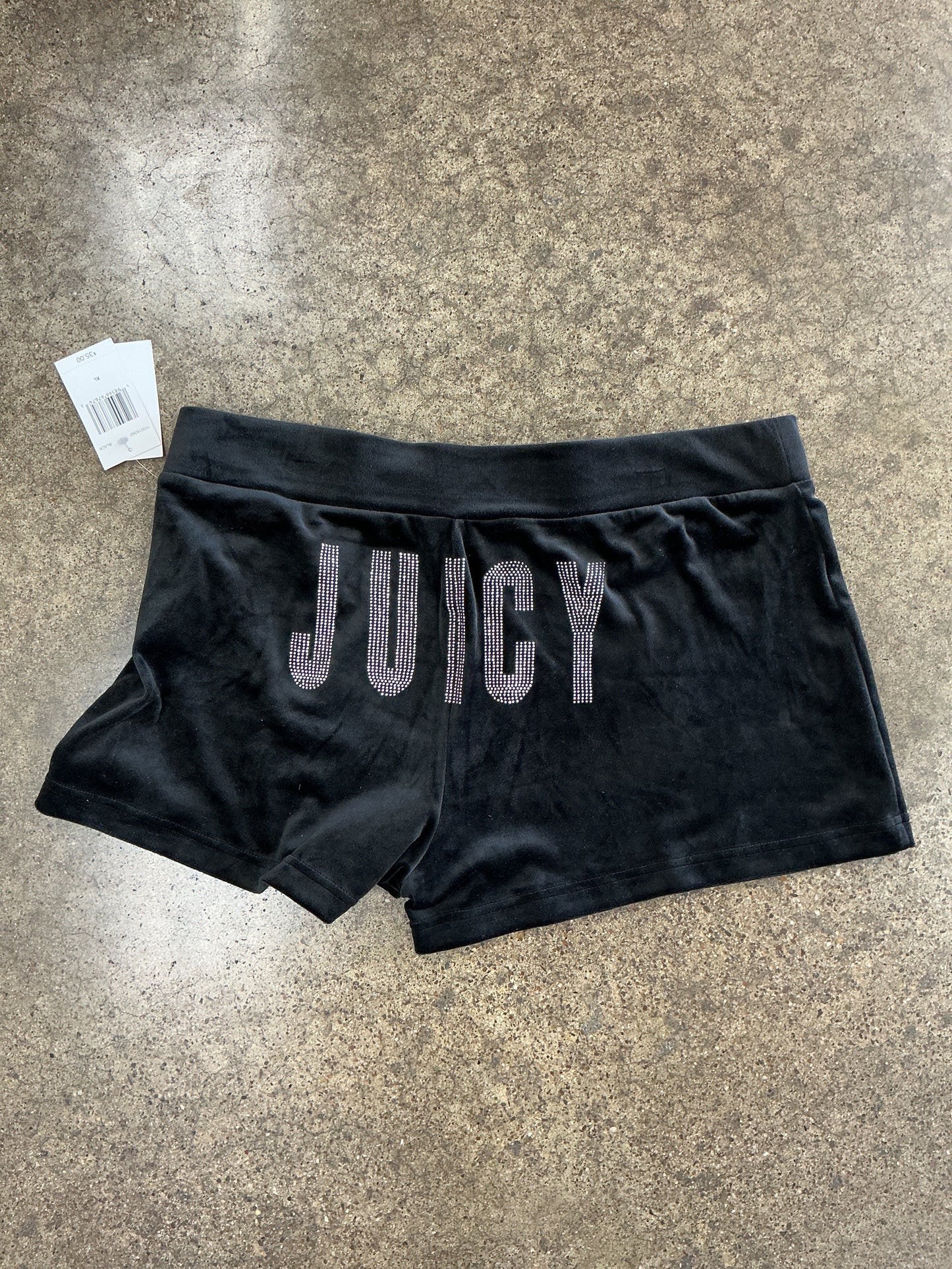 Shorts By Juicy Couture In Black, Size:Xl