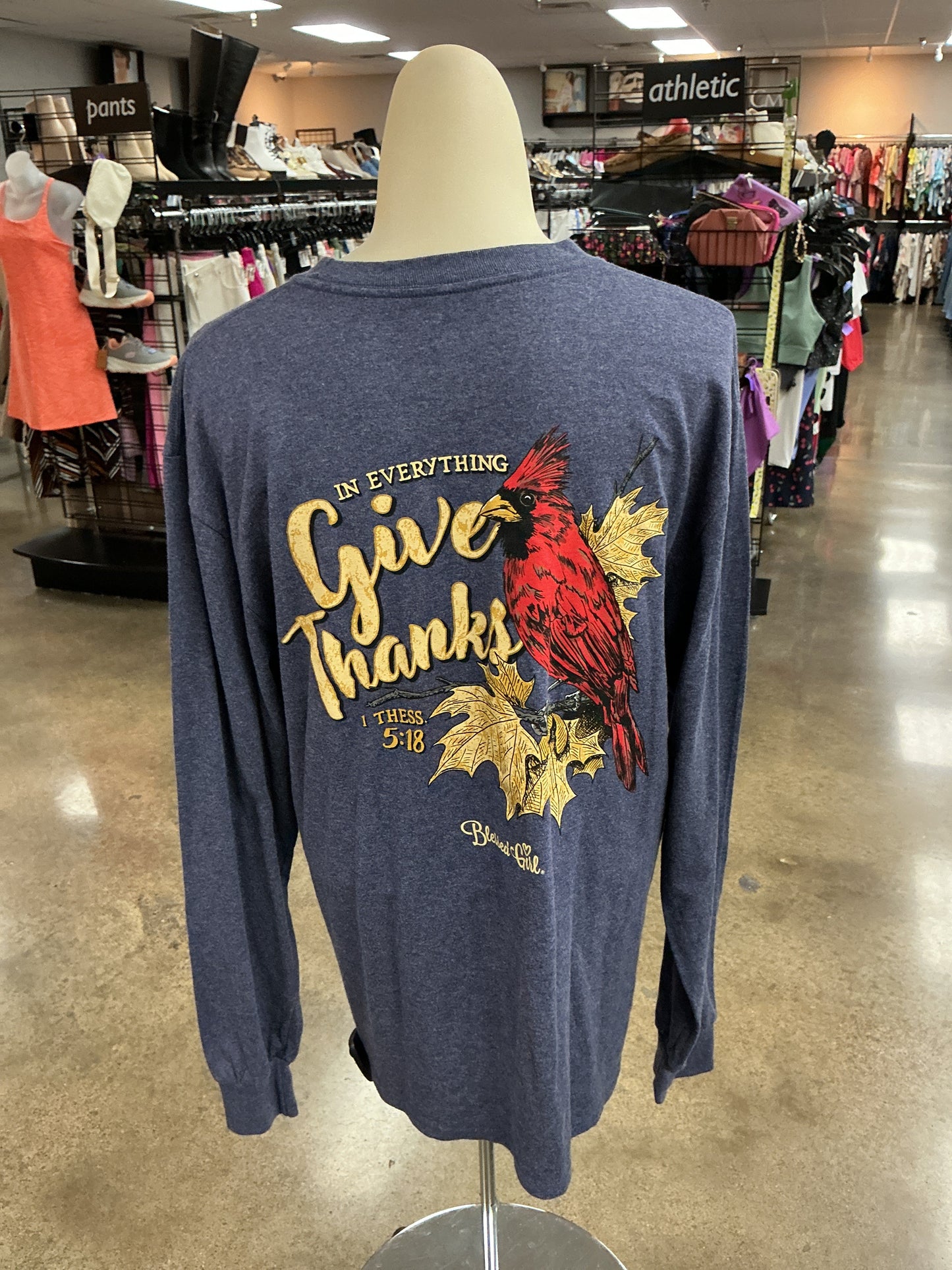 Top Ls By Clothes Mentor In Blue, Size:M