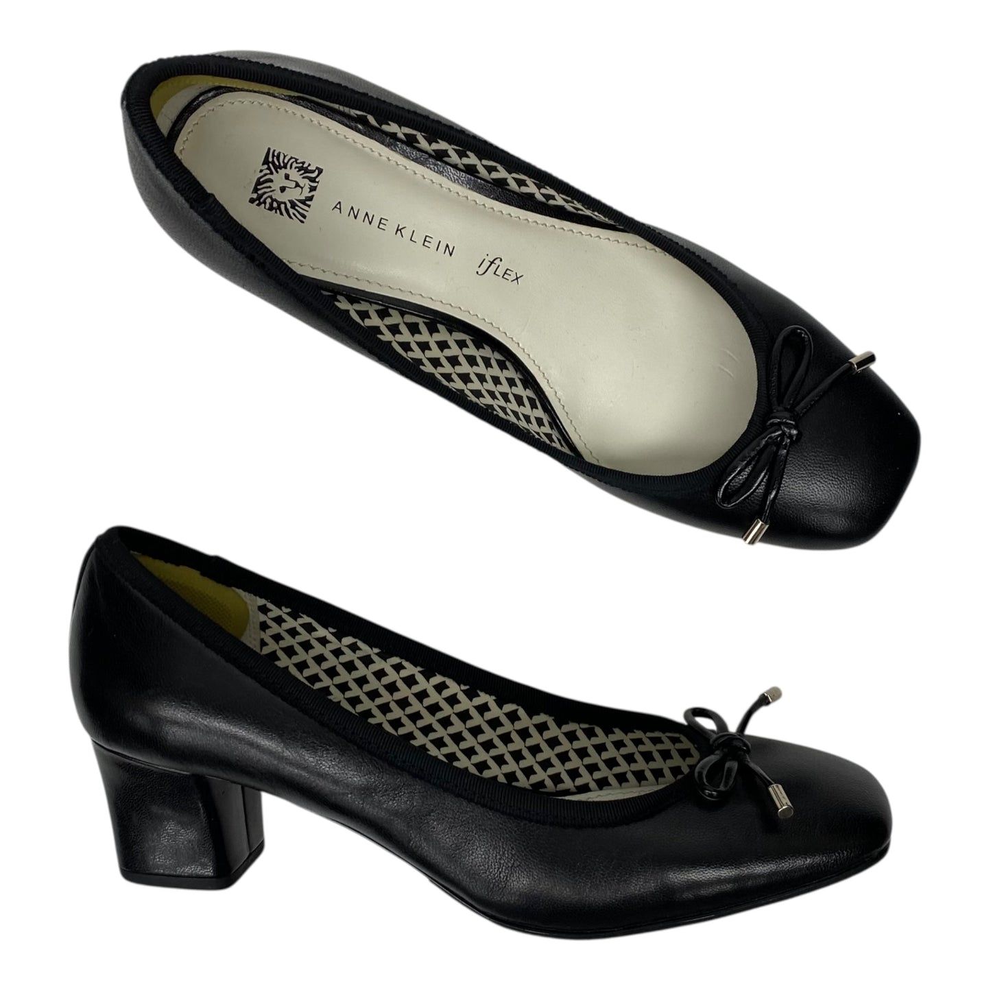 Shoes Heels Block By Anne Klein In Black, Size:7.5
