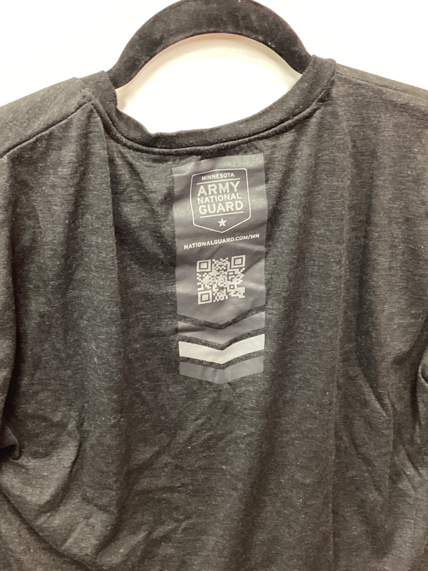 Top Ss By Clothes Mentor In Black & Grey, Size:M