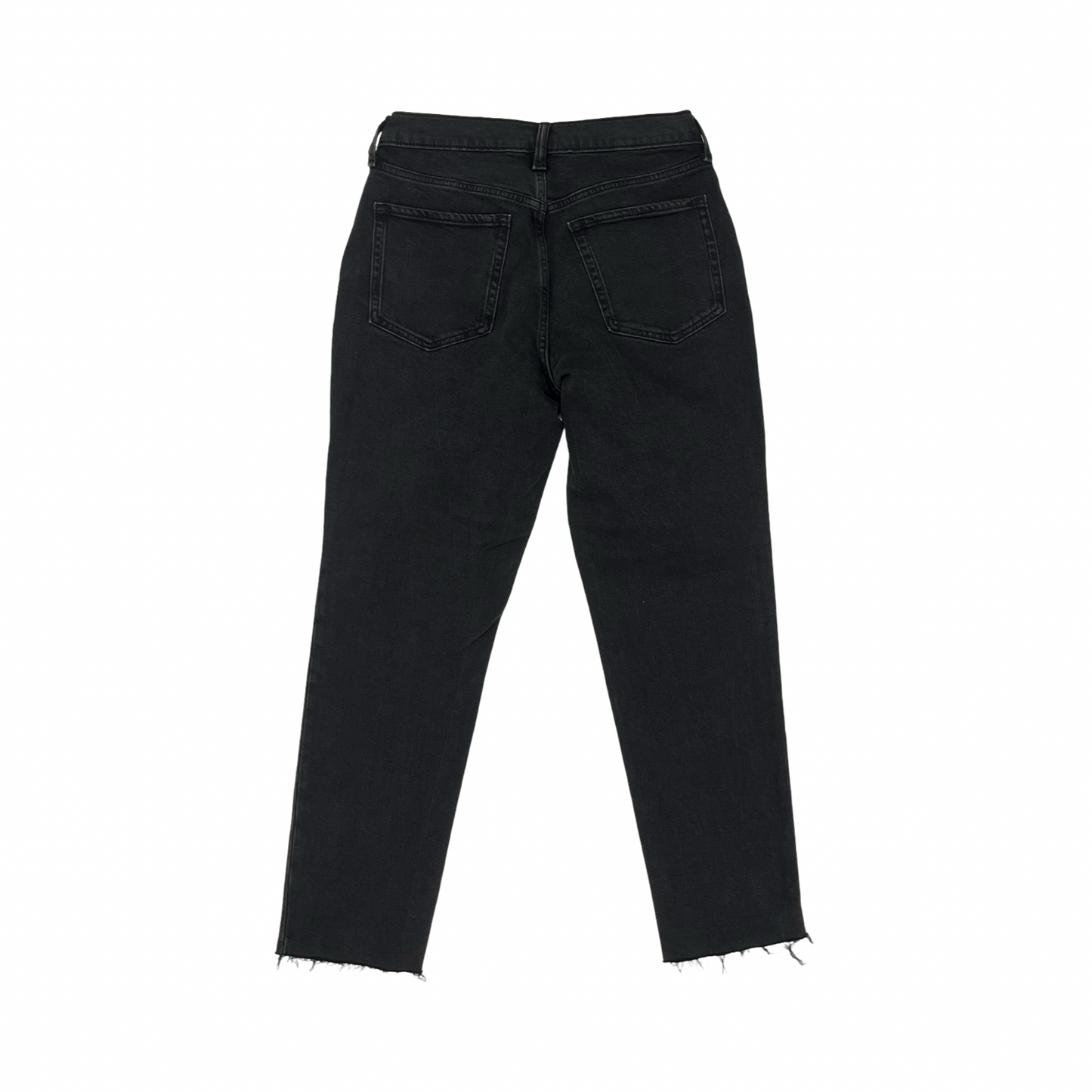 Jeans Straight By Old Navy In Black Denim, Size:6