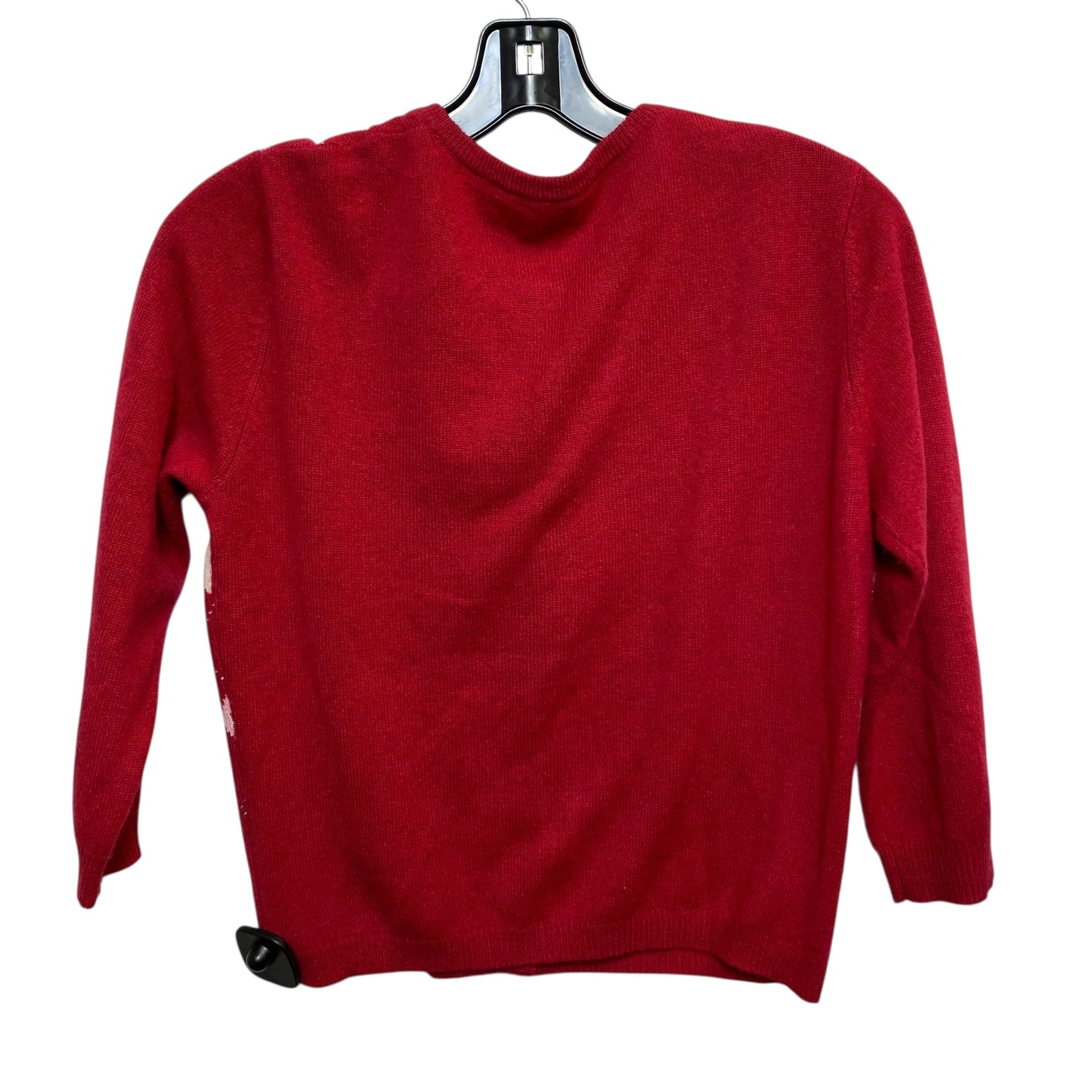 Sweater Cardigan Cashmere By Aqua In Red, Size:M