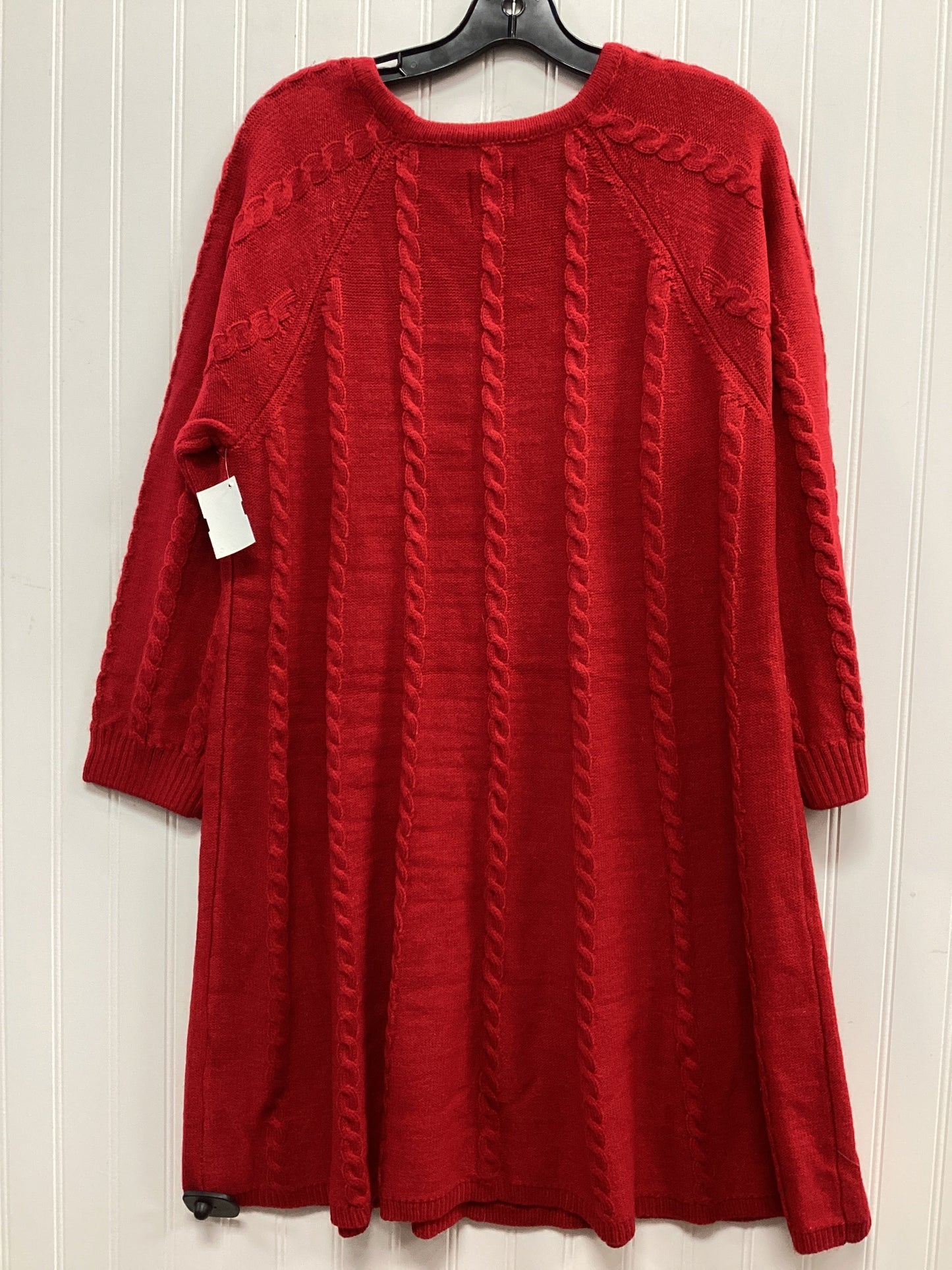 Dress Sweater By Cmc In Red, Size:Xl