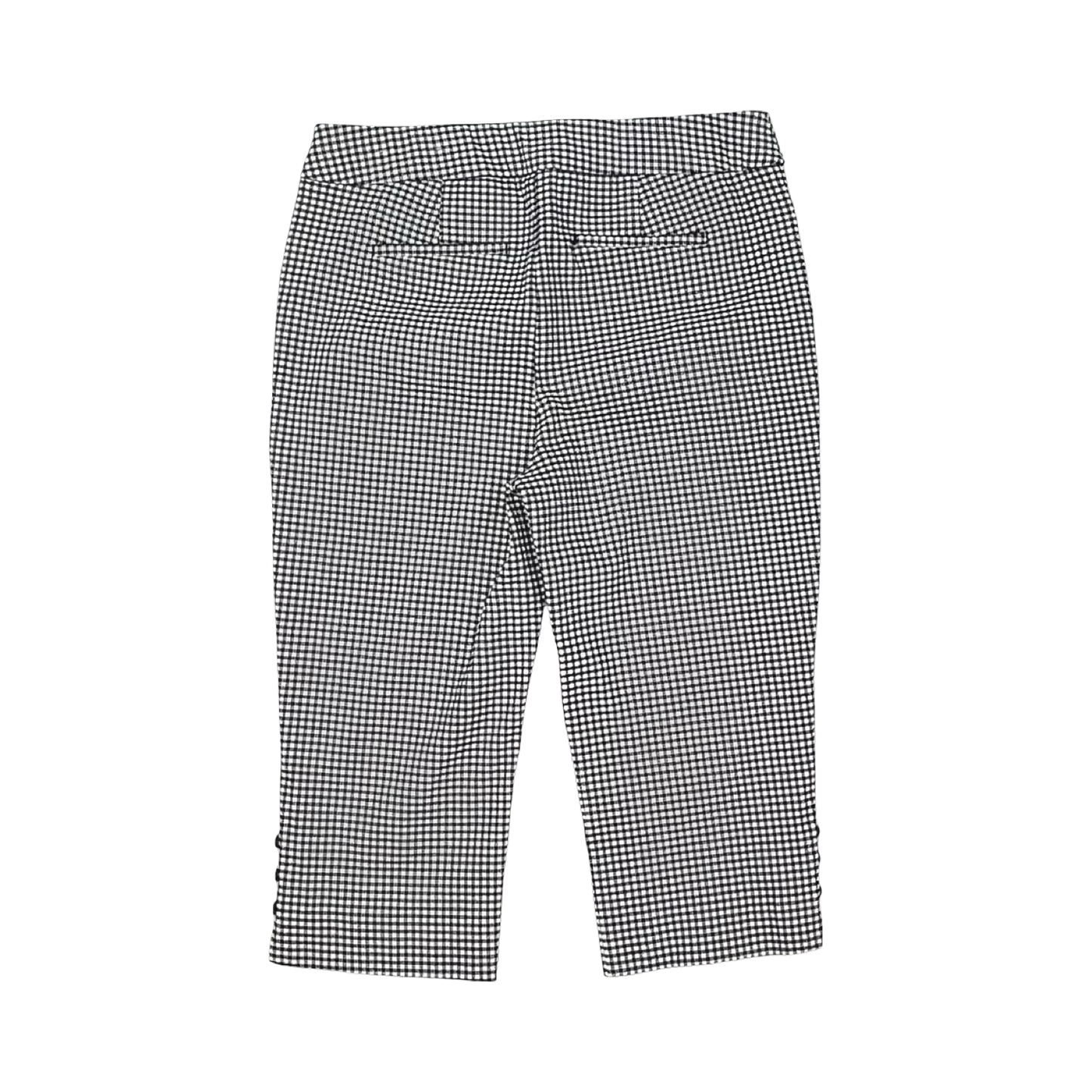 Pants Cropped By Chicos In Black & White, Size:8
