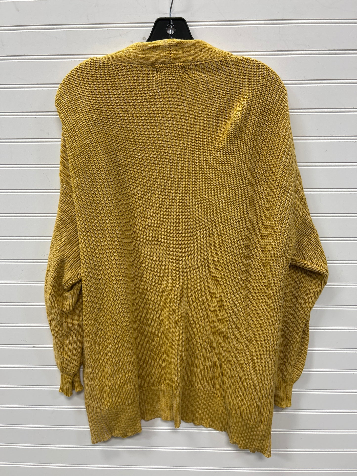 Sweater Cardigan By Universal Thread In Yellow, Size:M
