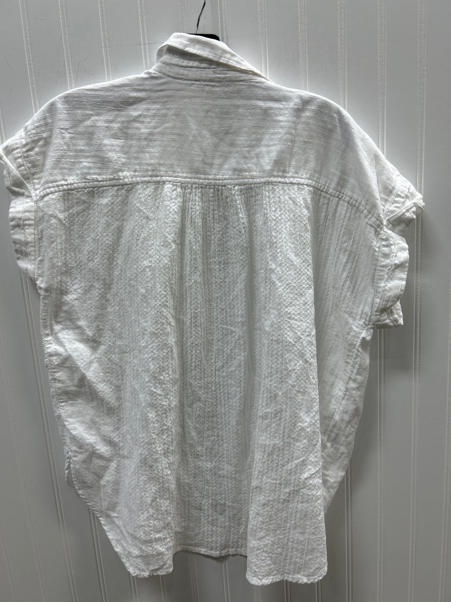 Top Ss By Loft In White, Size:Lp