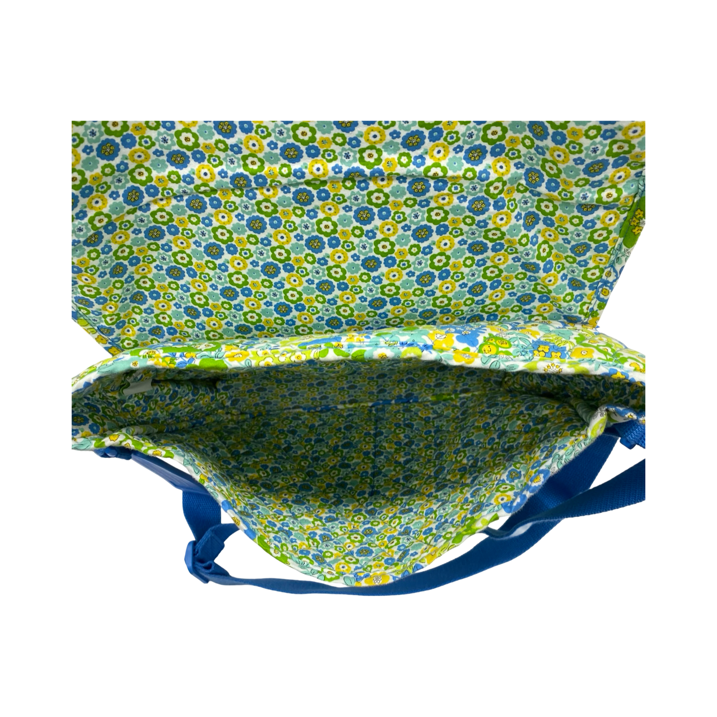 Crossbody By Vera Bradley In Blue & Green, Size:Large