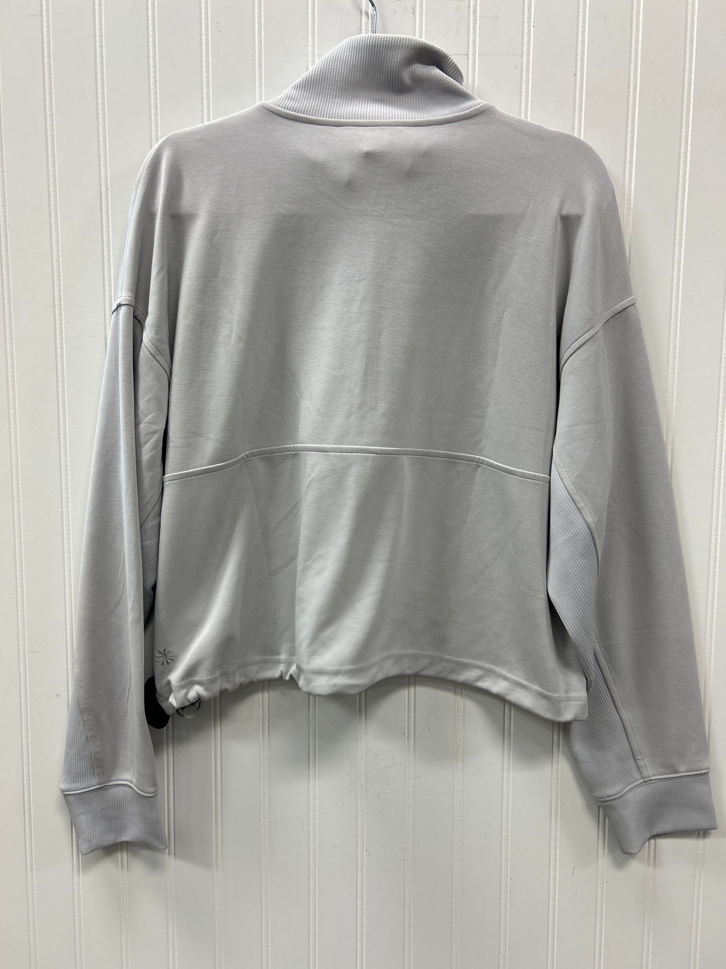 Athletic Jacket By Athleta In Grey, Size:L