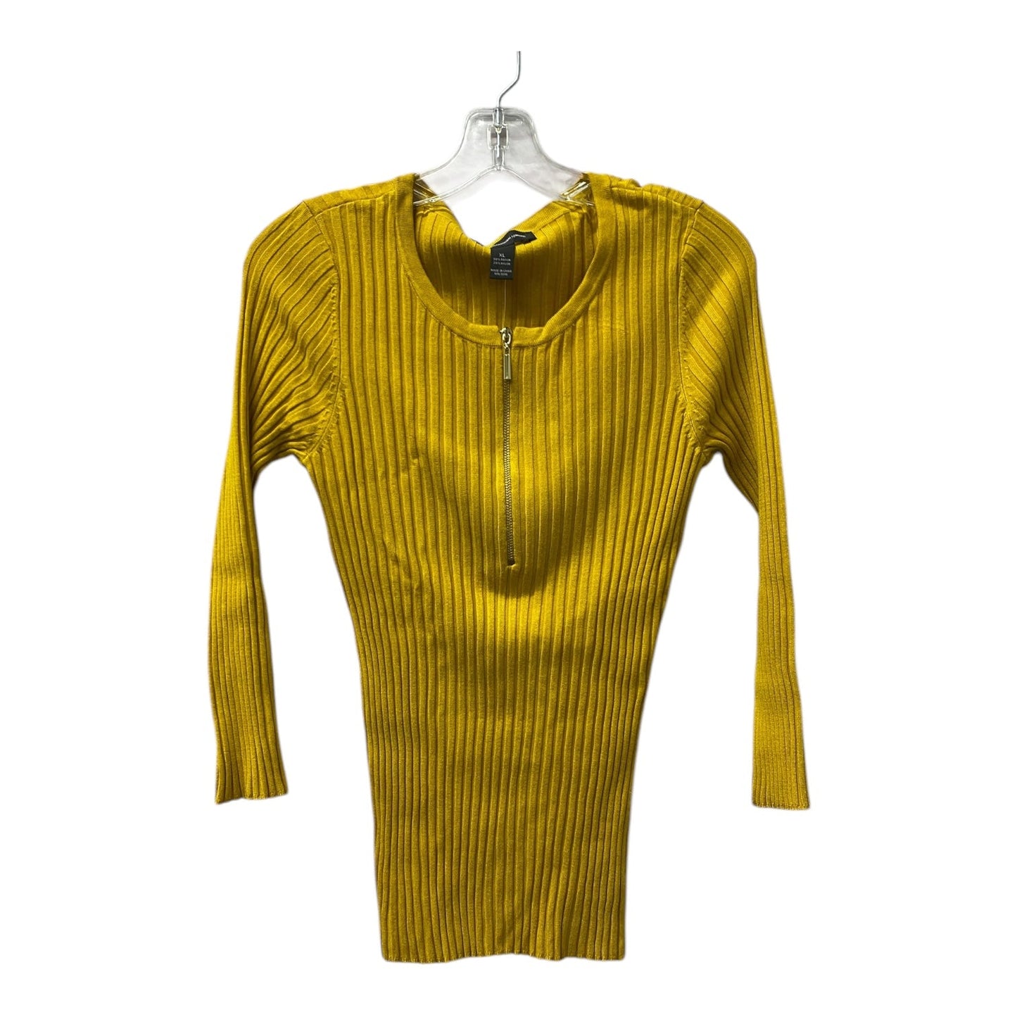 Top Ls By Inc In Yellow, Size:Xl