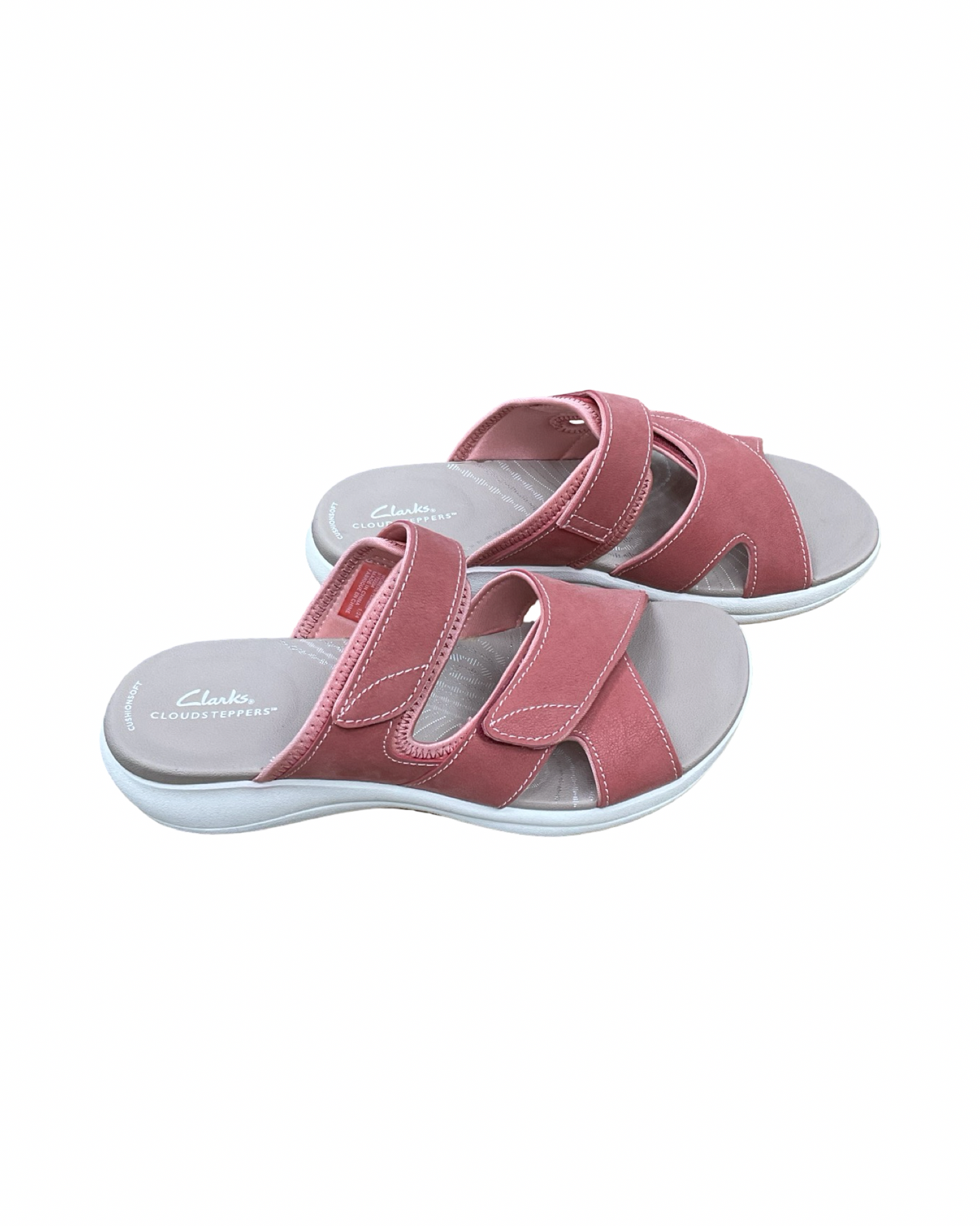 Sandals Flats By Clarks In Pink, Size:6