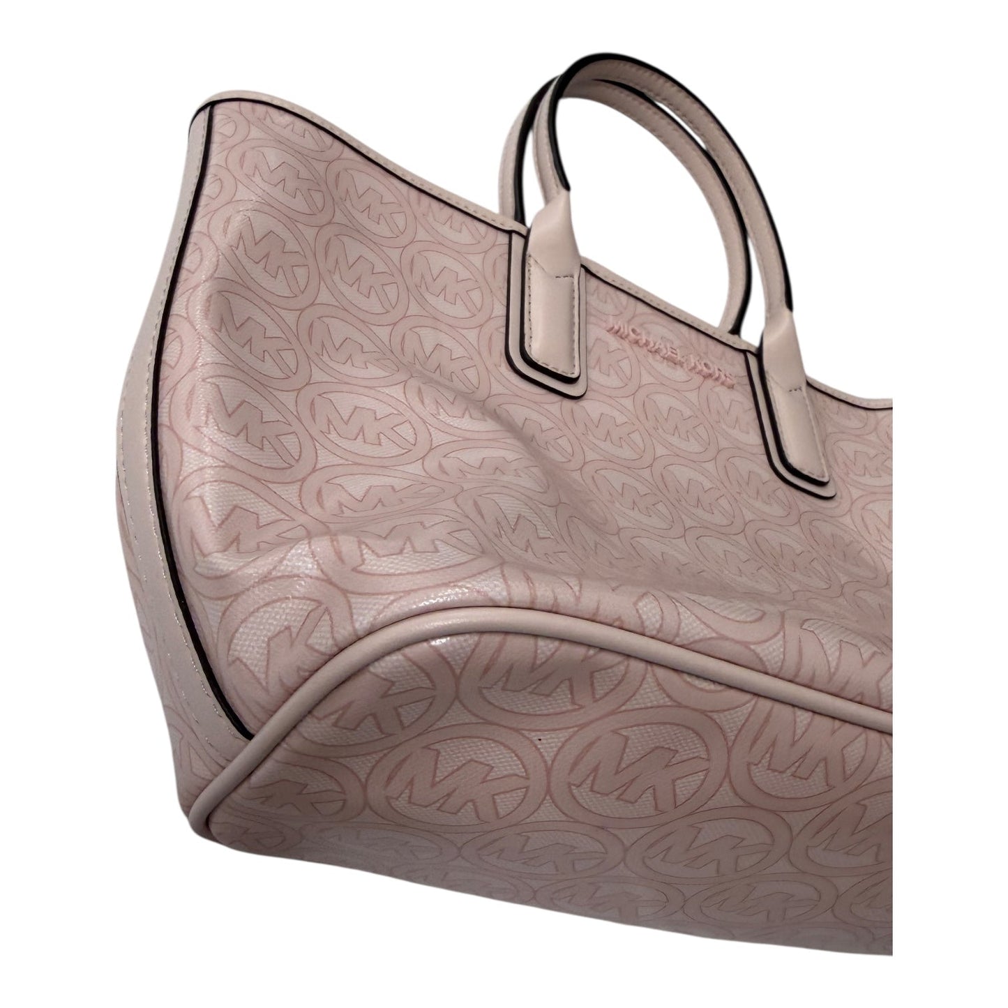 Handbag Designer By Michael Kors In Plaid Pattern, Size:Small