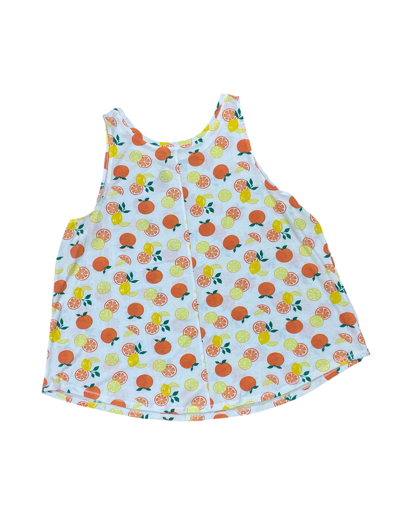 Tank Top By St Johns Bay In Orange & Yellow, Size:1X