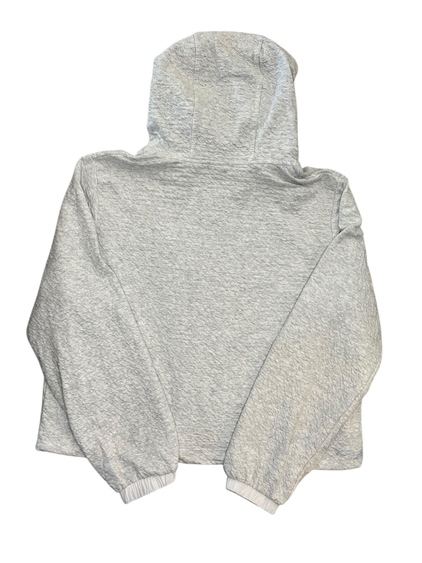 Athletic Sweatshirt Hoodie By Mono B In Grey, Size:L
