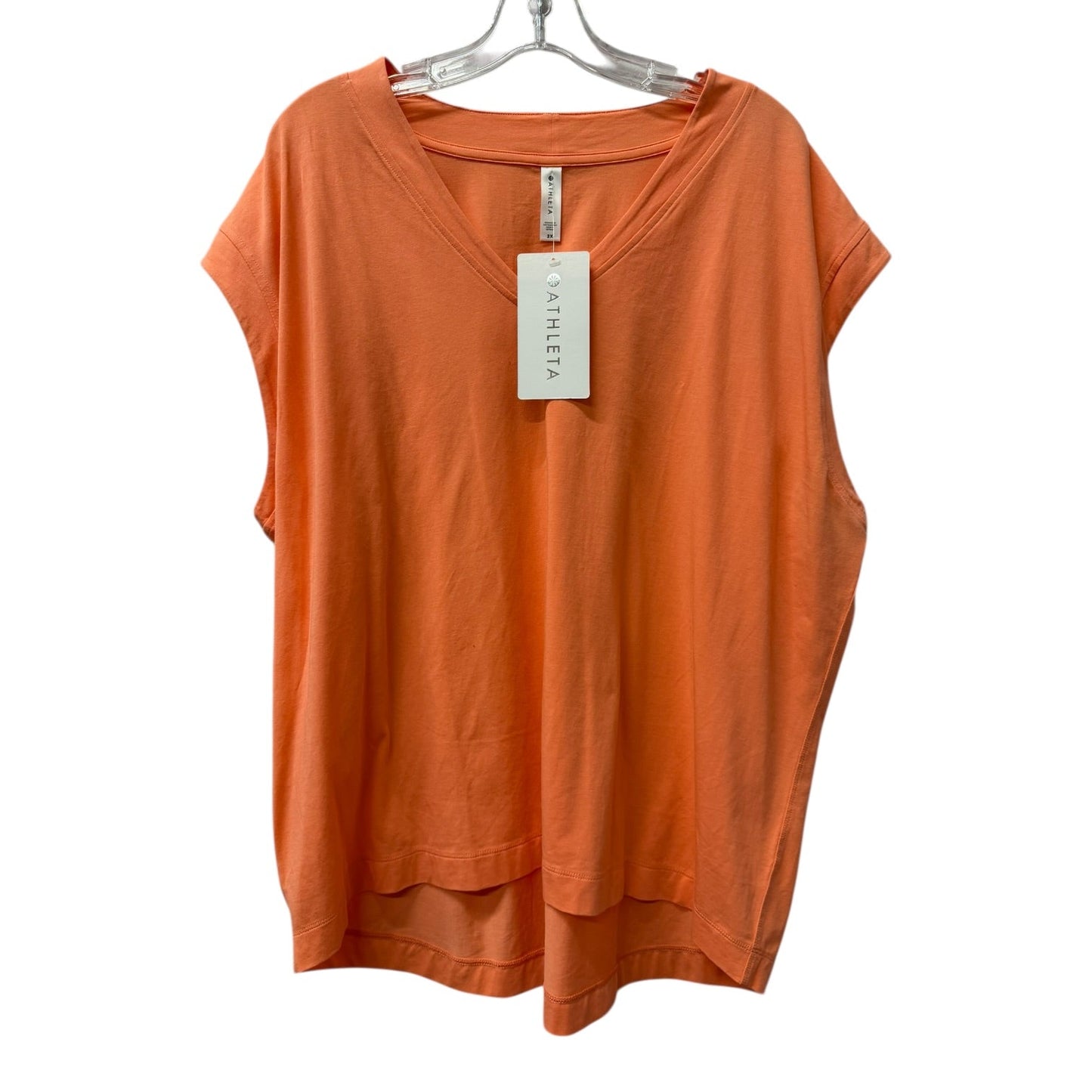 Athletic Tank Top By Athleta In Orange, Size:2X
