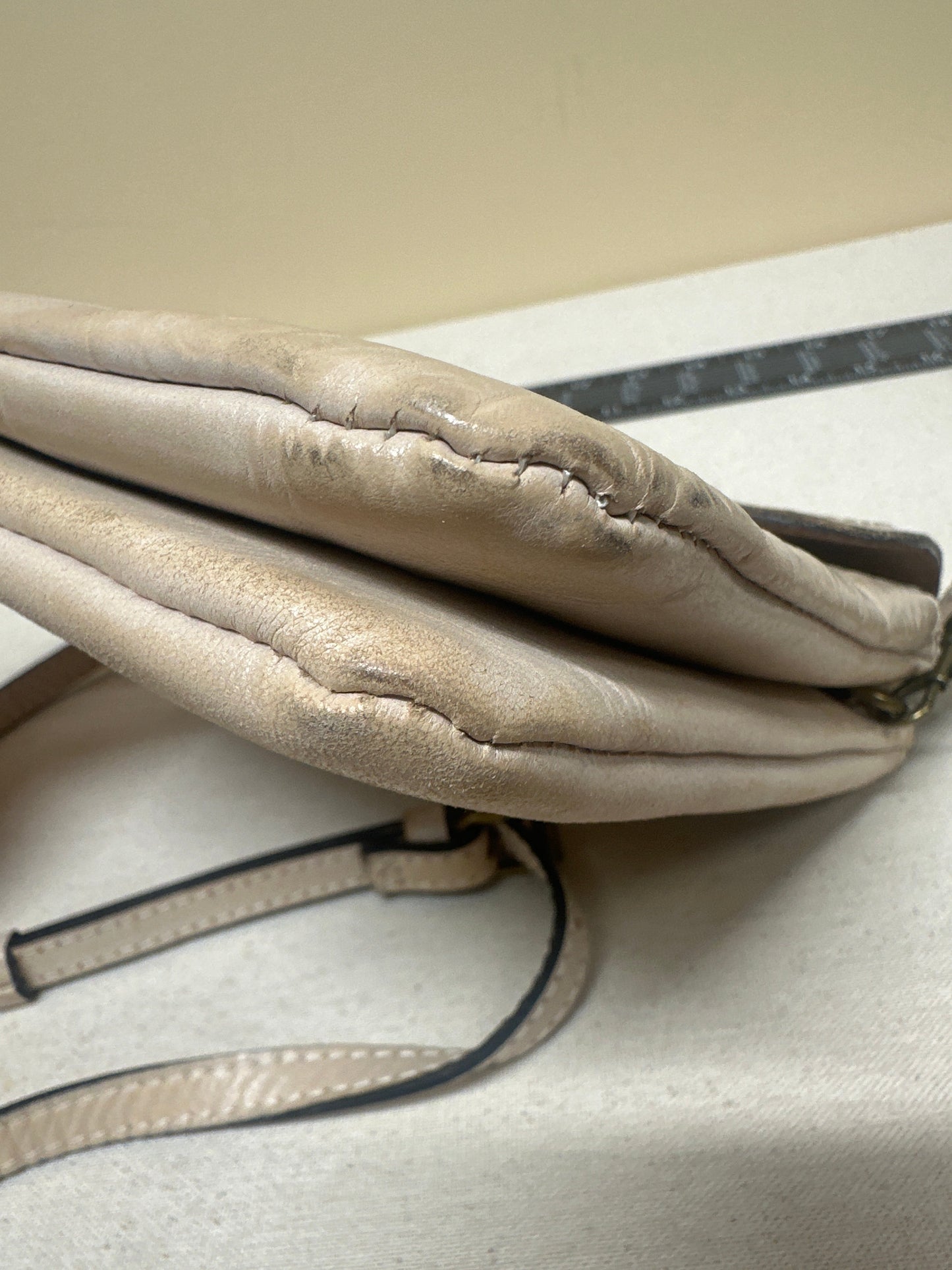 Crossbody Designer By Patricia Nash In Cream, Size:Small