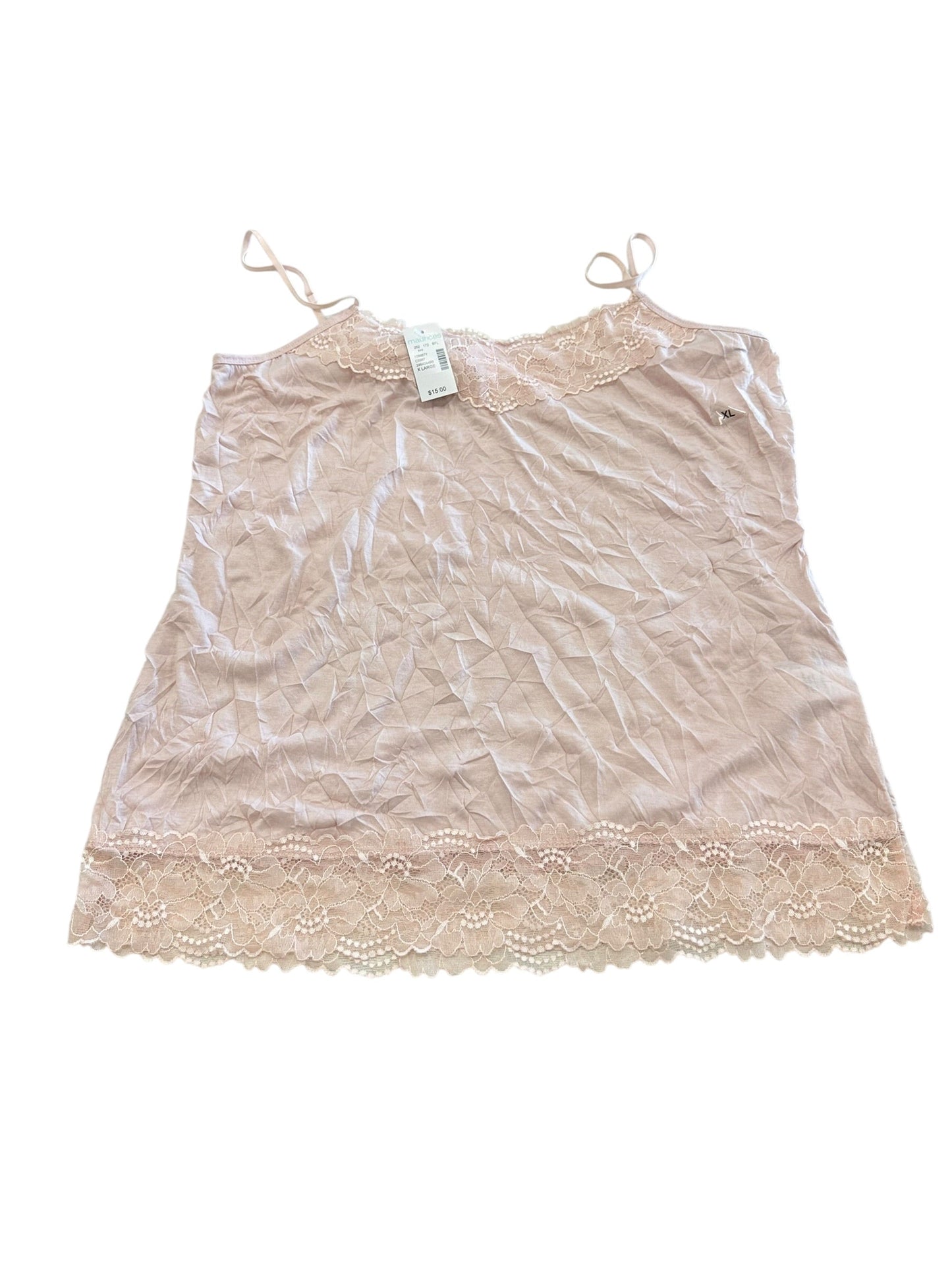 Top Cami By Maurices In Pink, Size:Xl