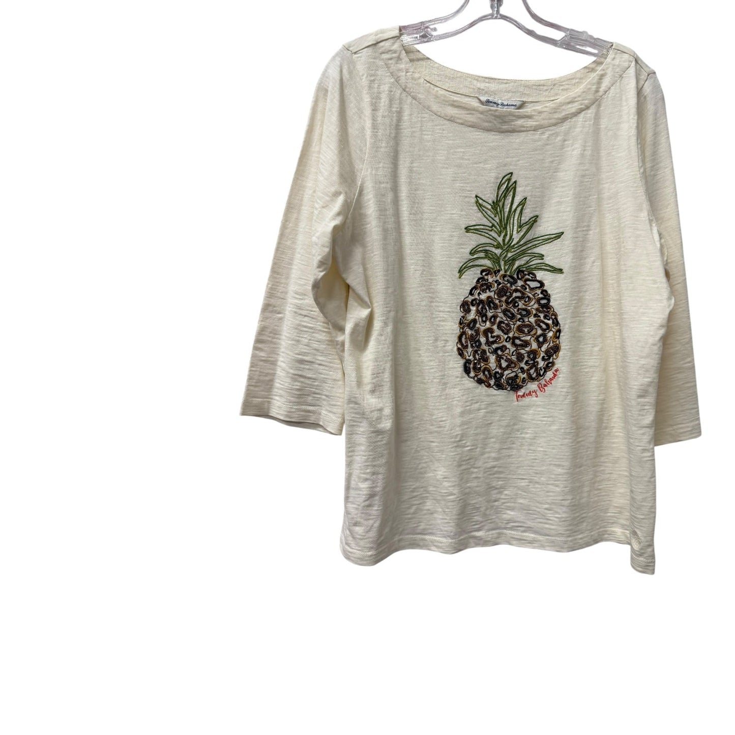 Top Ls By Tommy Bahama In Cream, Size:L