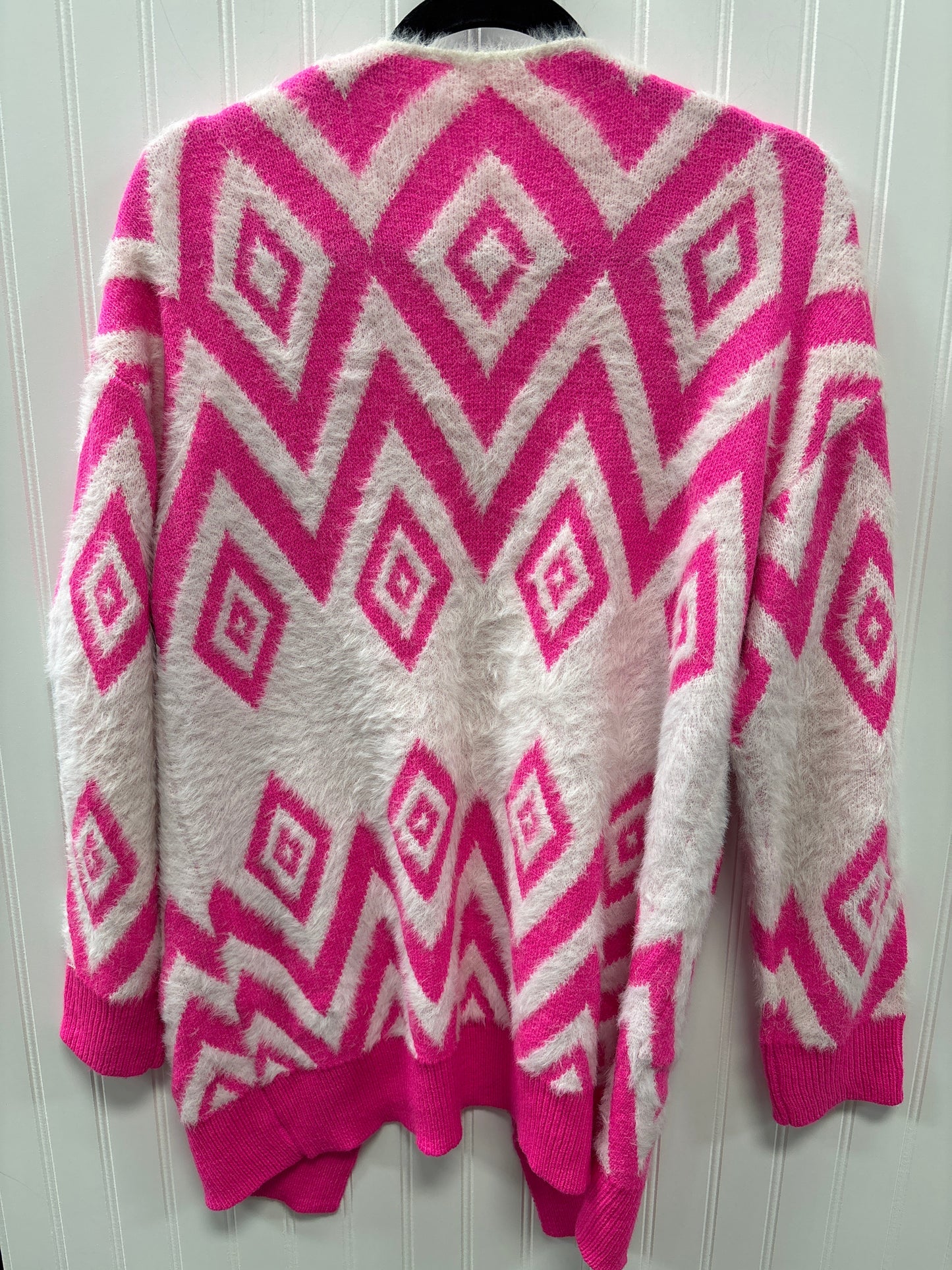 Sweater Cardigan By Cmc In Pink, Size:S