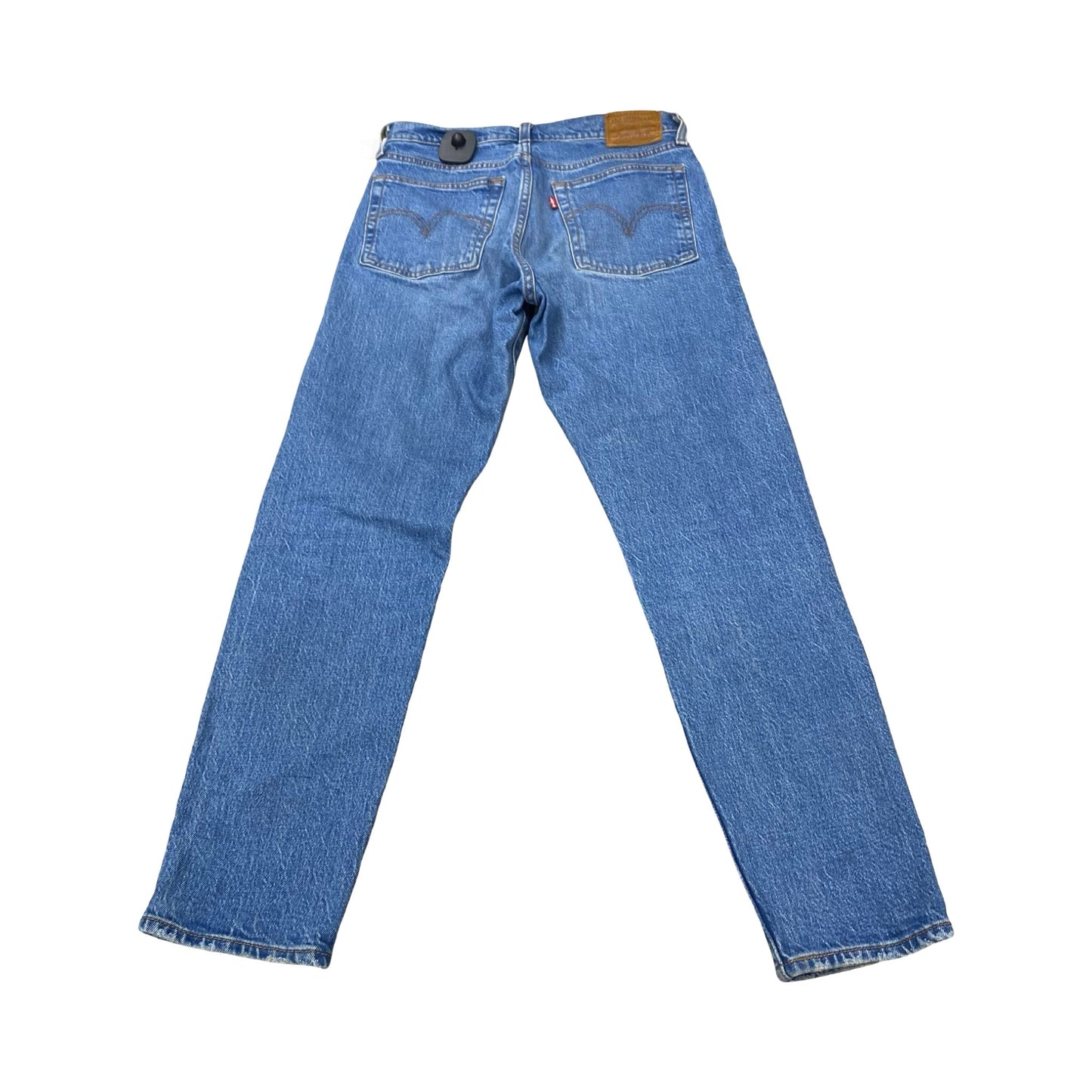 Jeans Straight By Levis In Blue Denim, Size:2