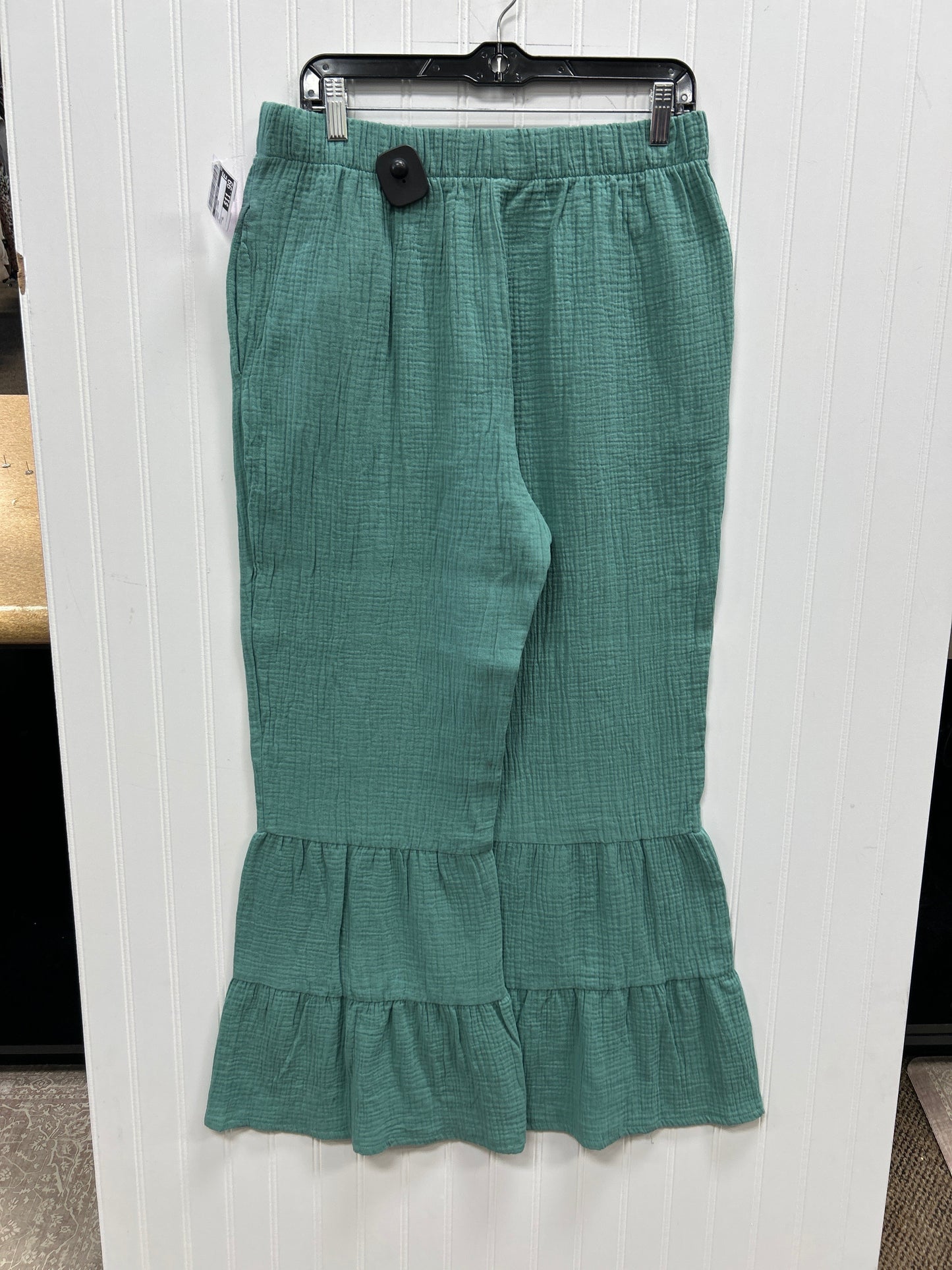 Pants Linen By Clothes Mentor In Green, Size:Xl