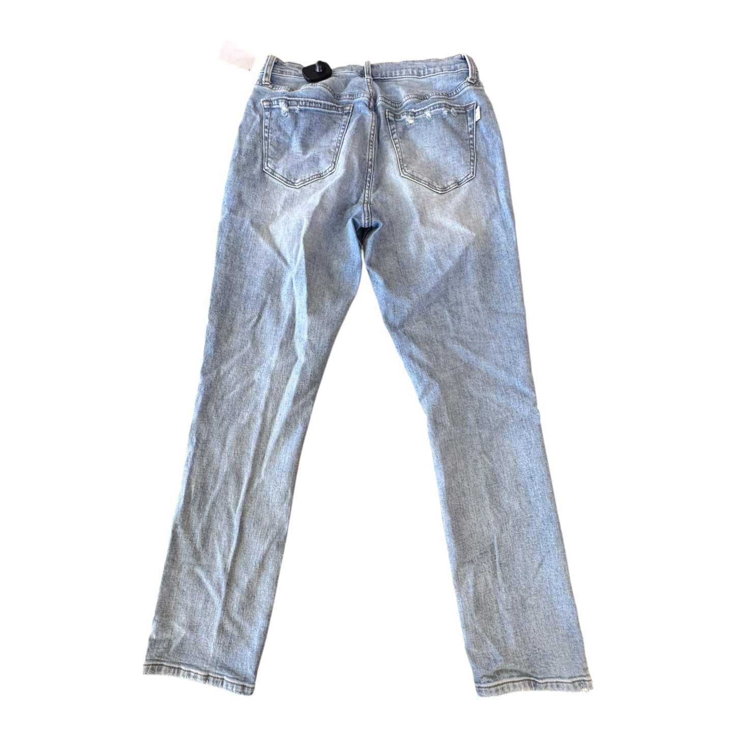 Jeans Straight By OLIVER LOGAN In Blue Denim, Size:4